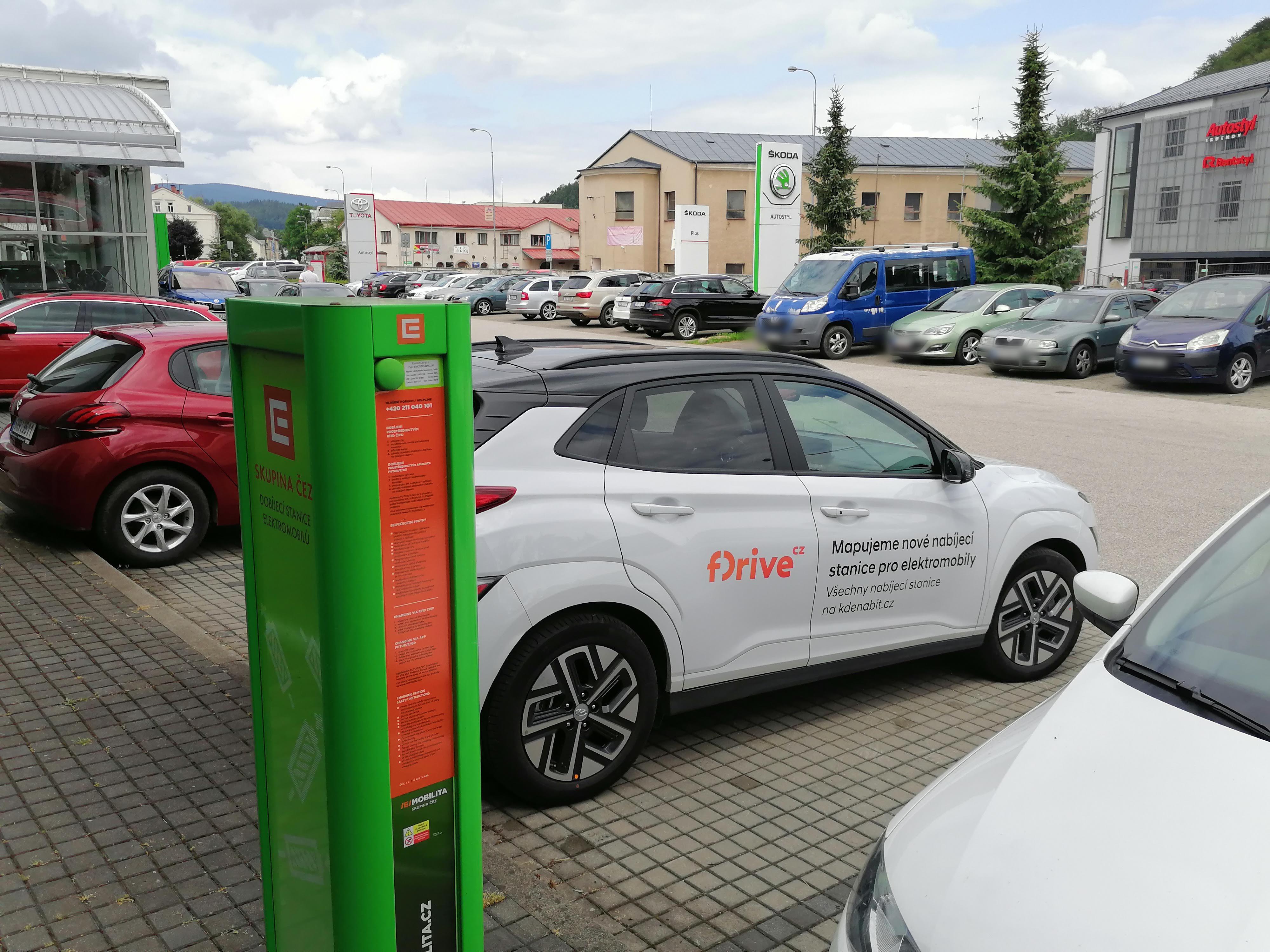 Nabíjecí stanice ČEZ foto 2