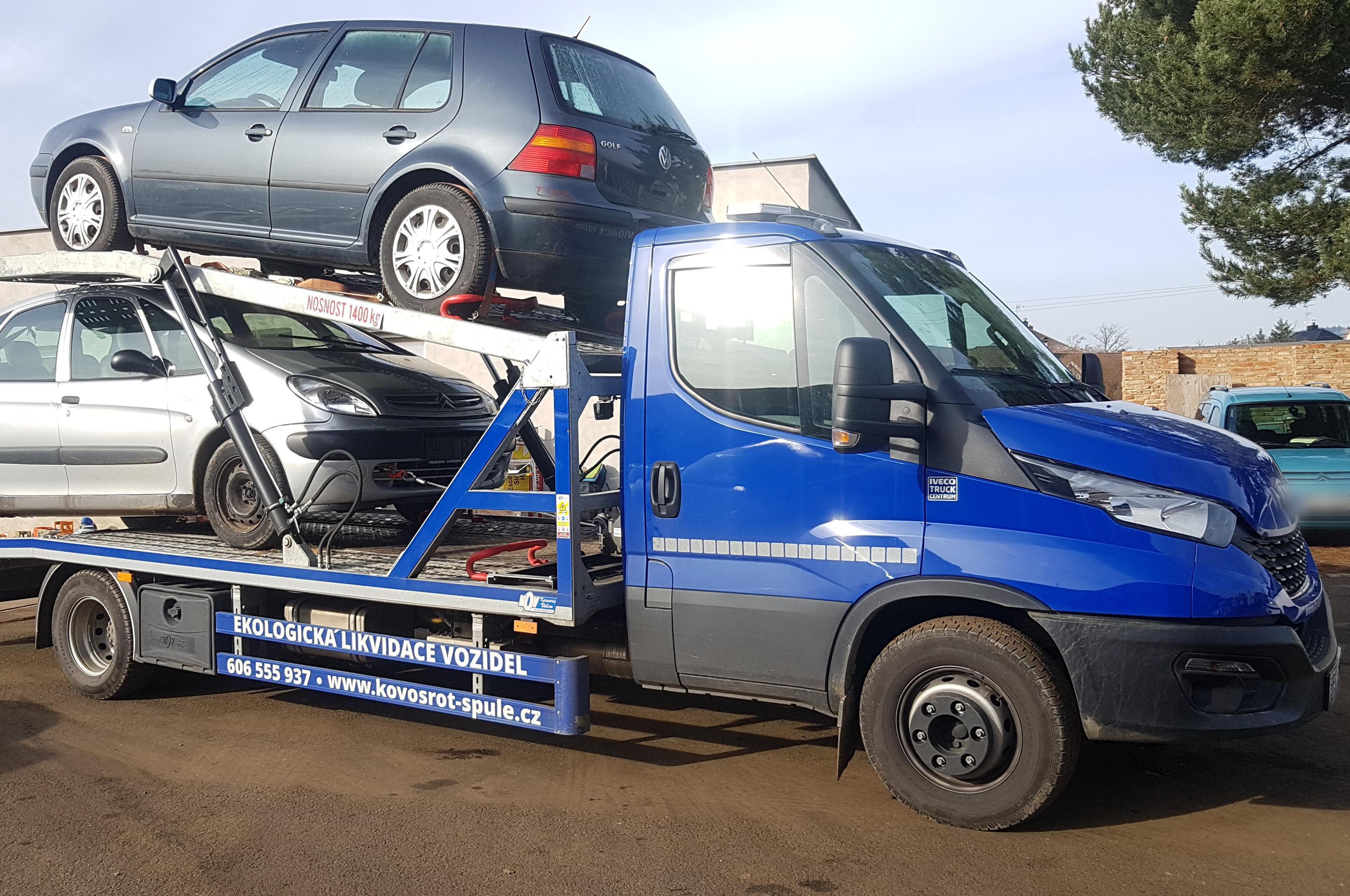 Kovošrot Spůle - EKO likvidace vozidel