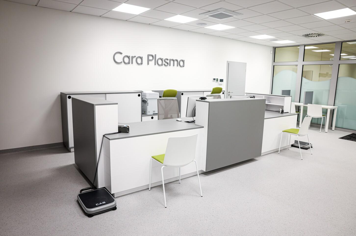 Dárcovské centrum krevní plasmy Cara Plasma