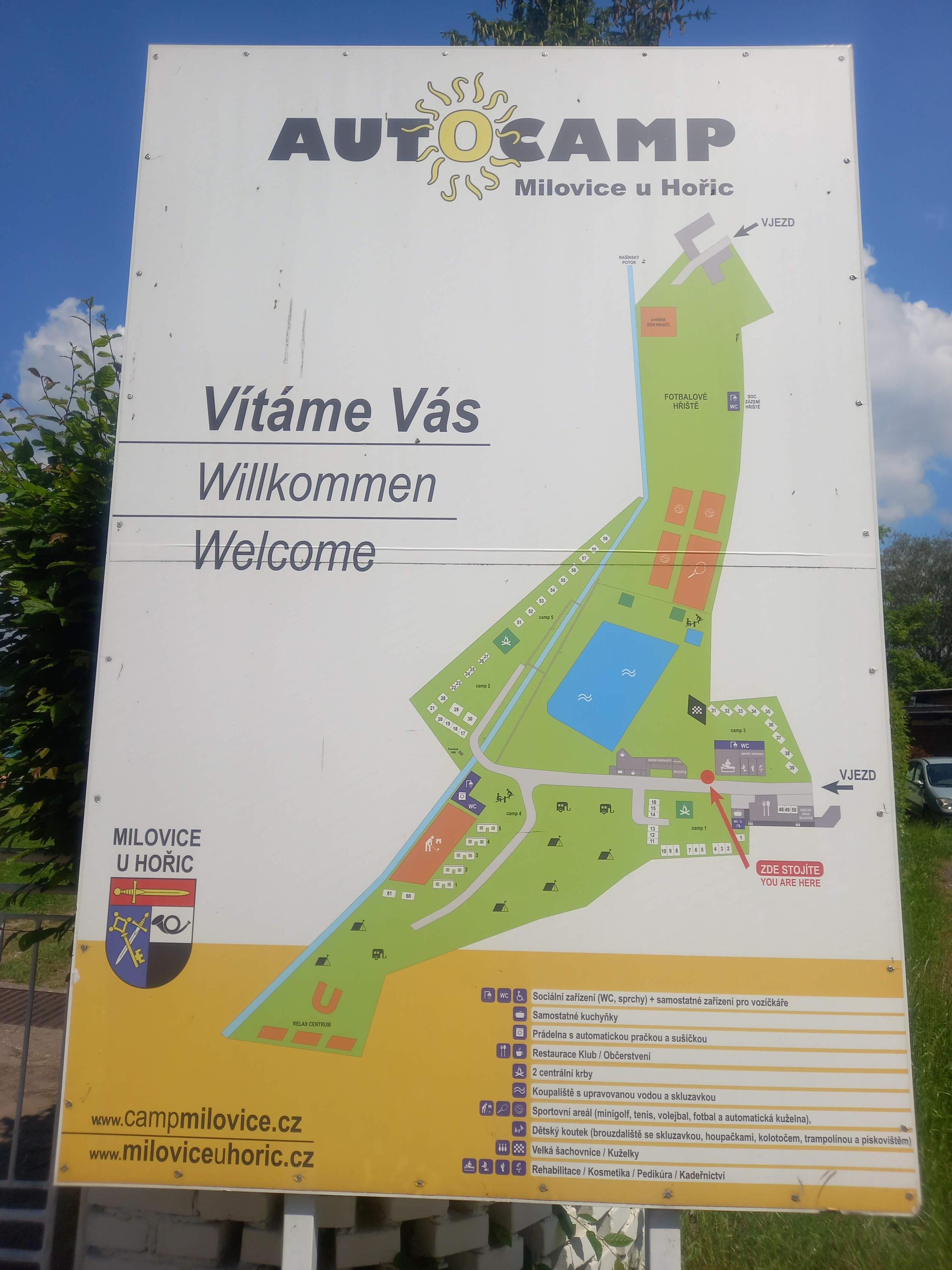 Autokemp Milovice u Hořic foto 5