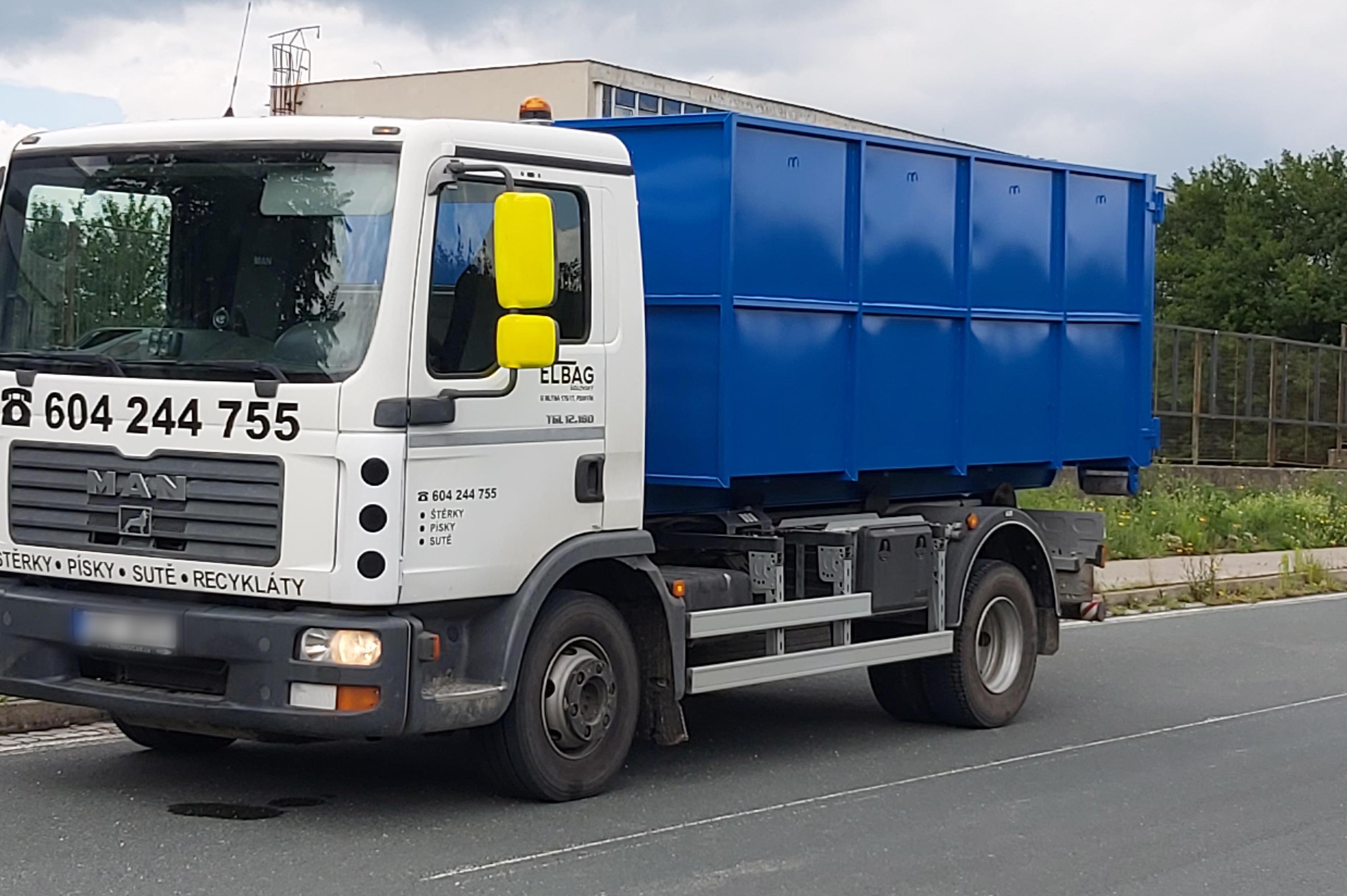 Zemní práce a kontejnerová doprava - ELBAG Šidlovský s.r.o.