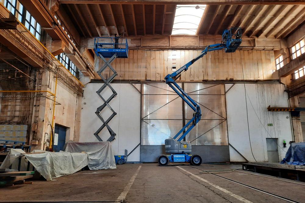 kompletní generální úklidy výrobních hal a skladů