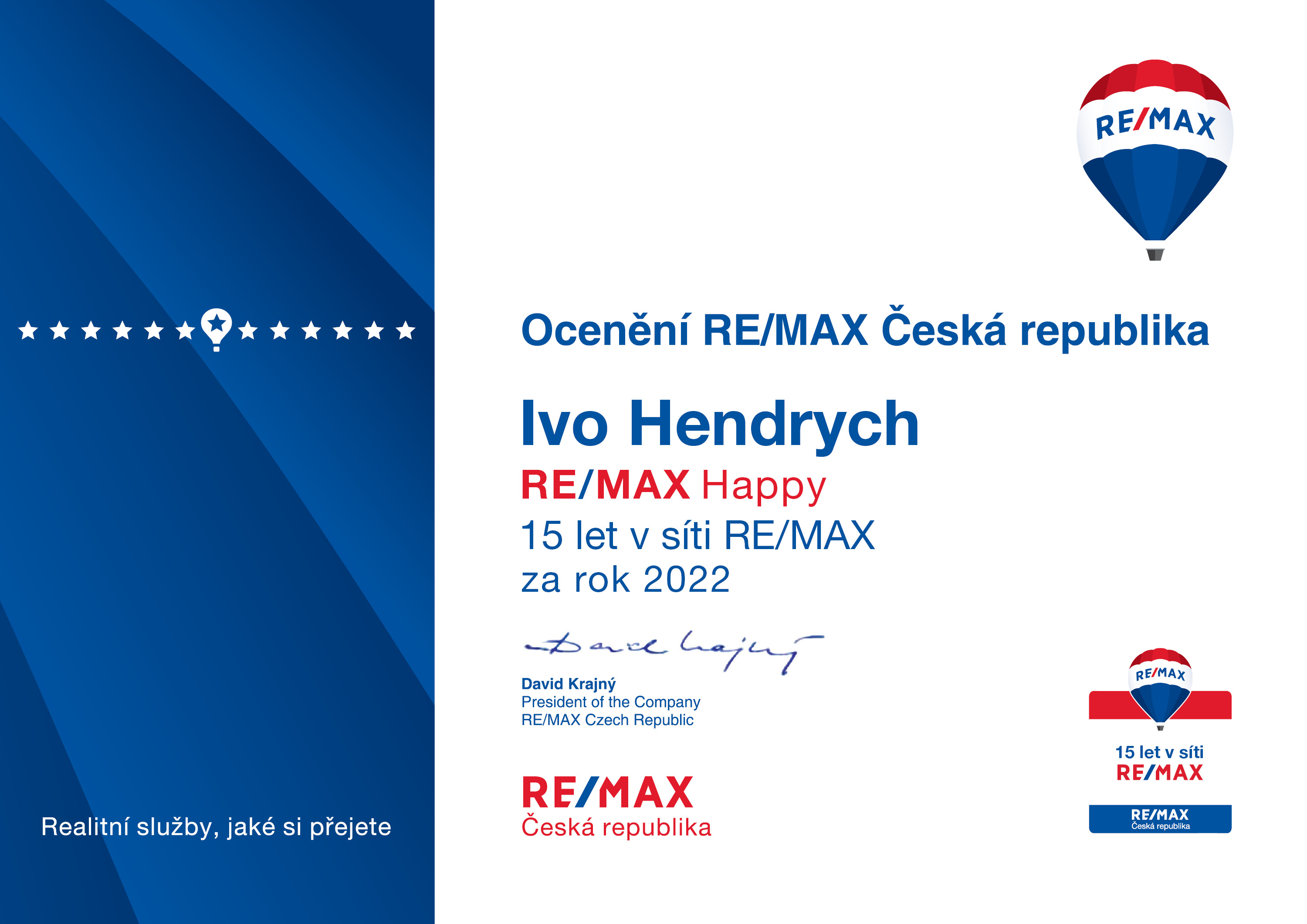 Ivo Hendrych - realitní makléř RE/MAX Happy foto 2