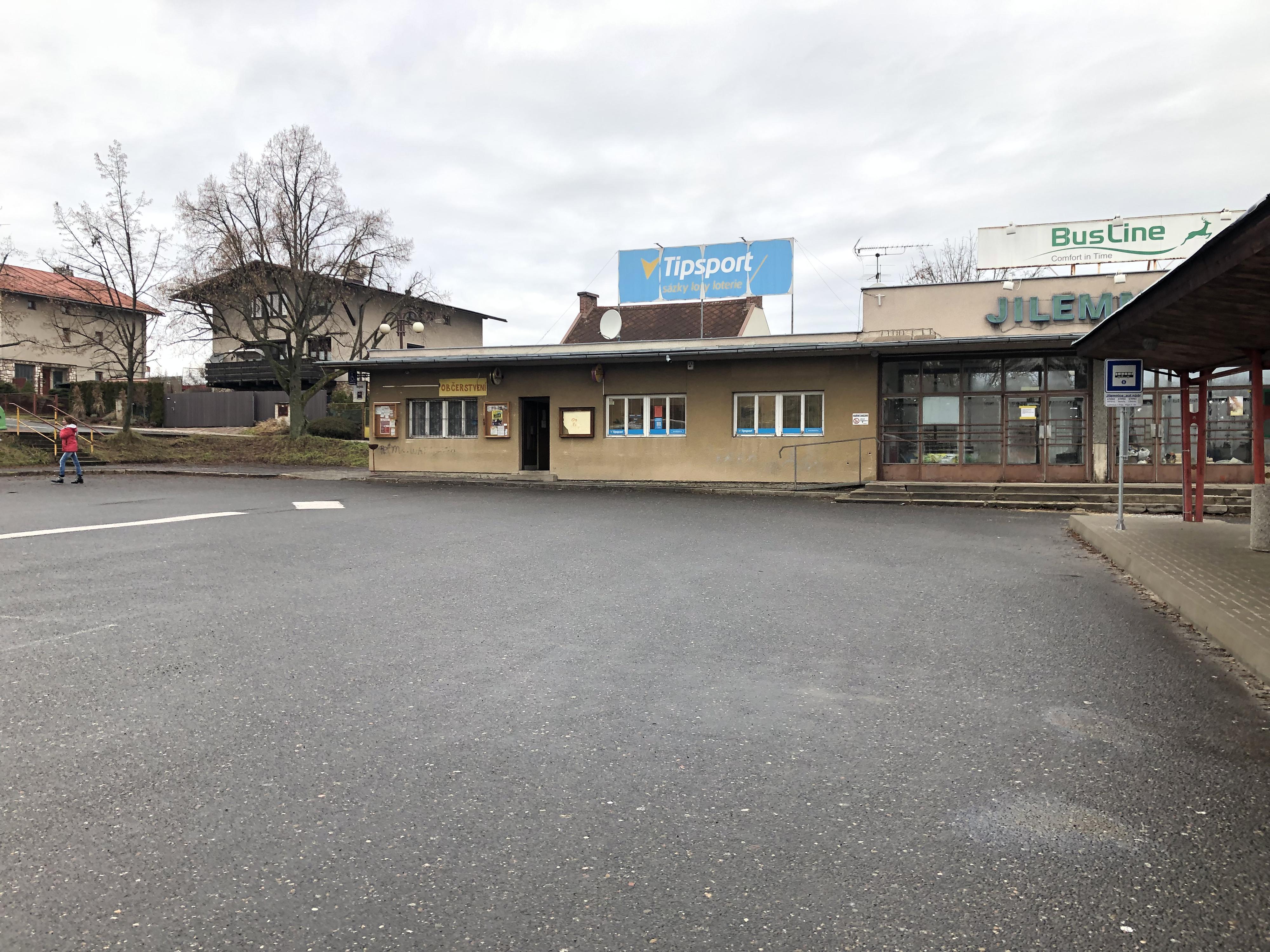 Kiosek autobusové nádraží foto 1