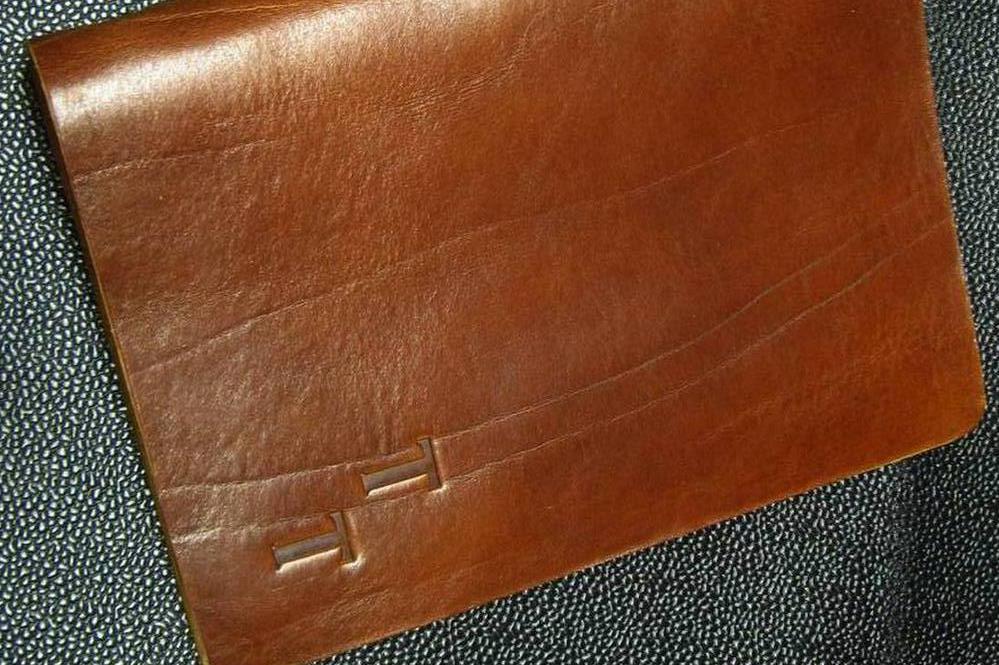 Zápisník v kůži s vašim monogramem