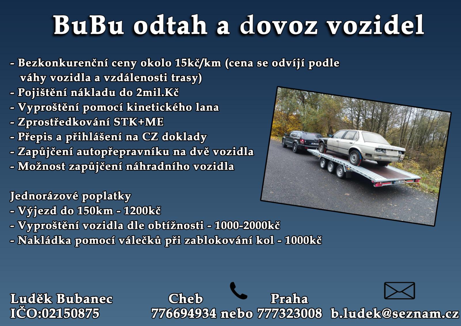 BuBu odtah a dovoz vozidel foto 2