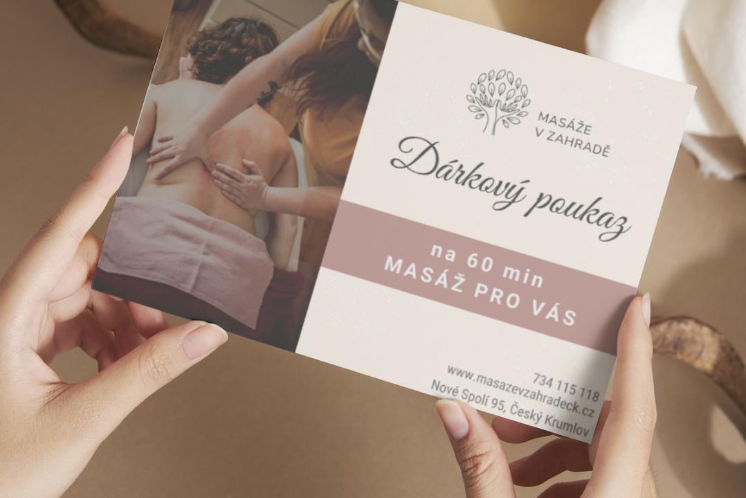 Dárkové poukazy na masáž na míru