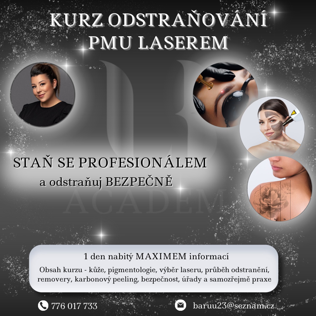 Školení laserového odstranění permanentního make-upu Barbora Lacena foto 2