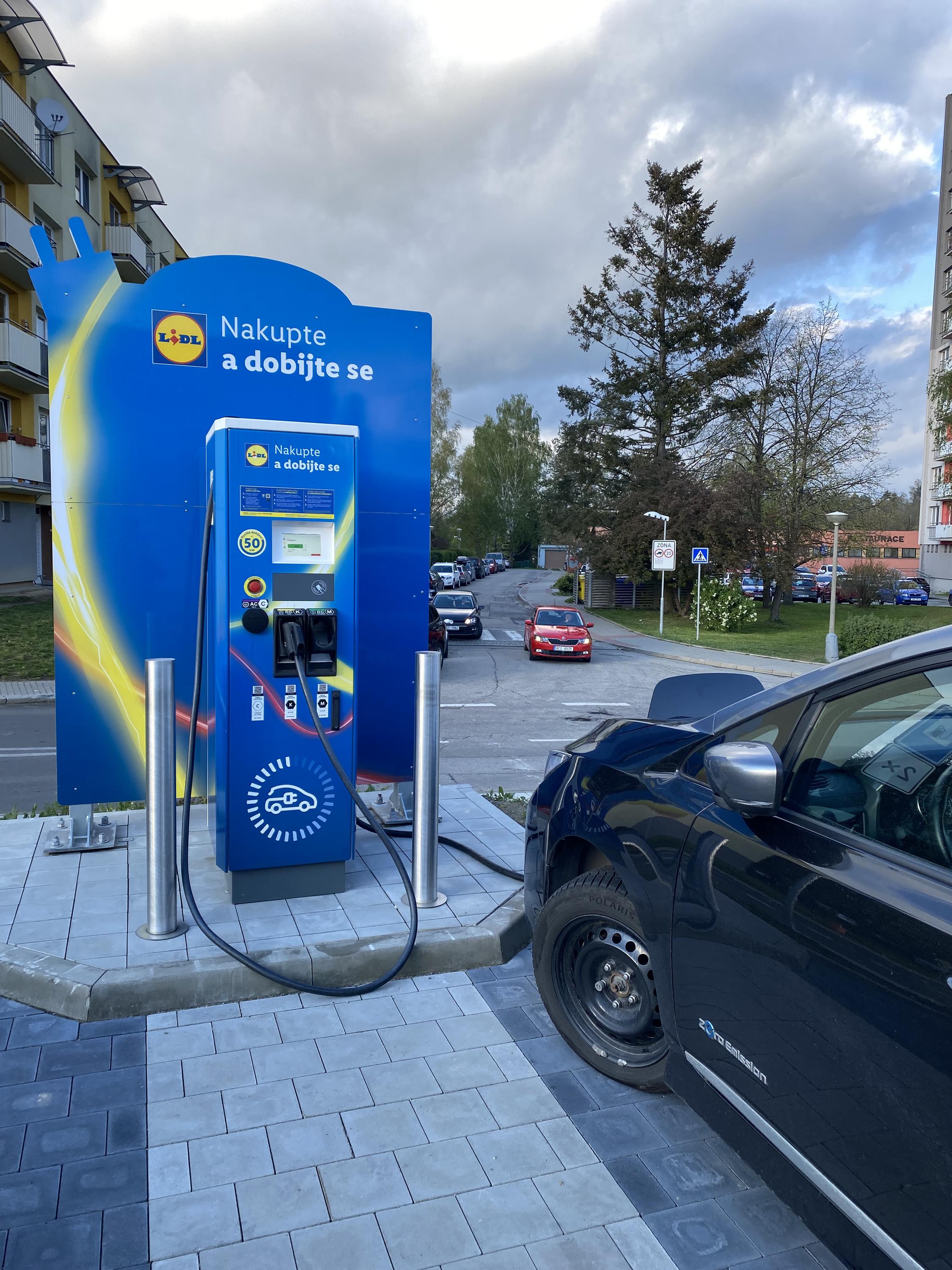 Nabíjecí stanice Lidl foto 2