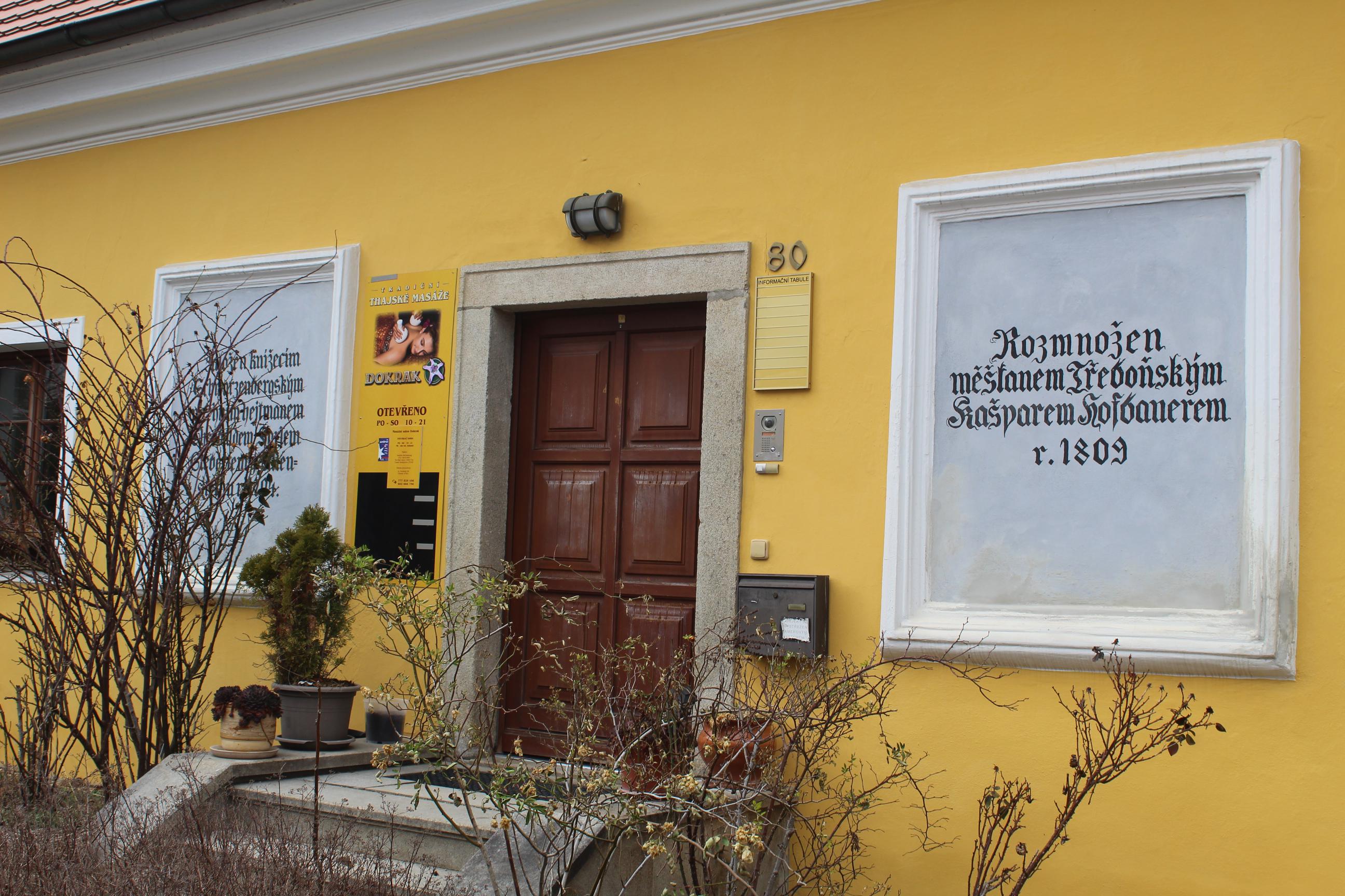 Historický dům u lázní foto 2