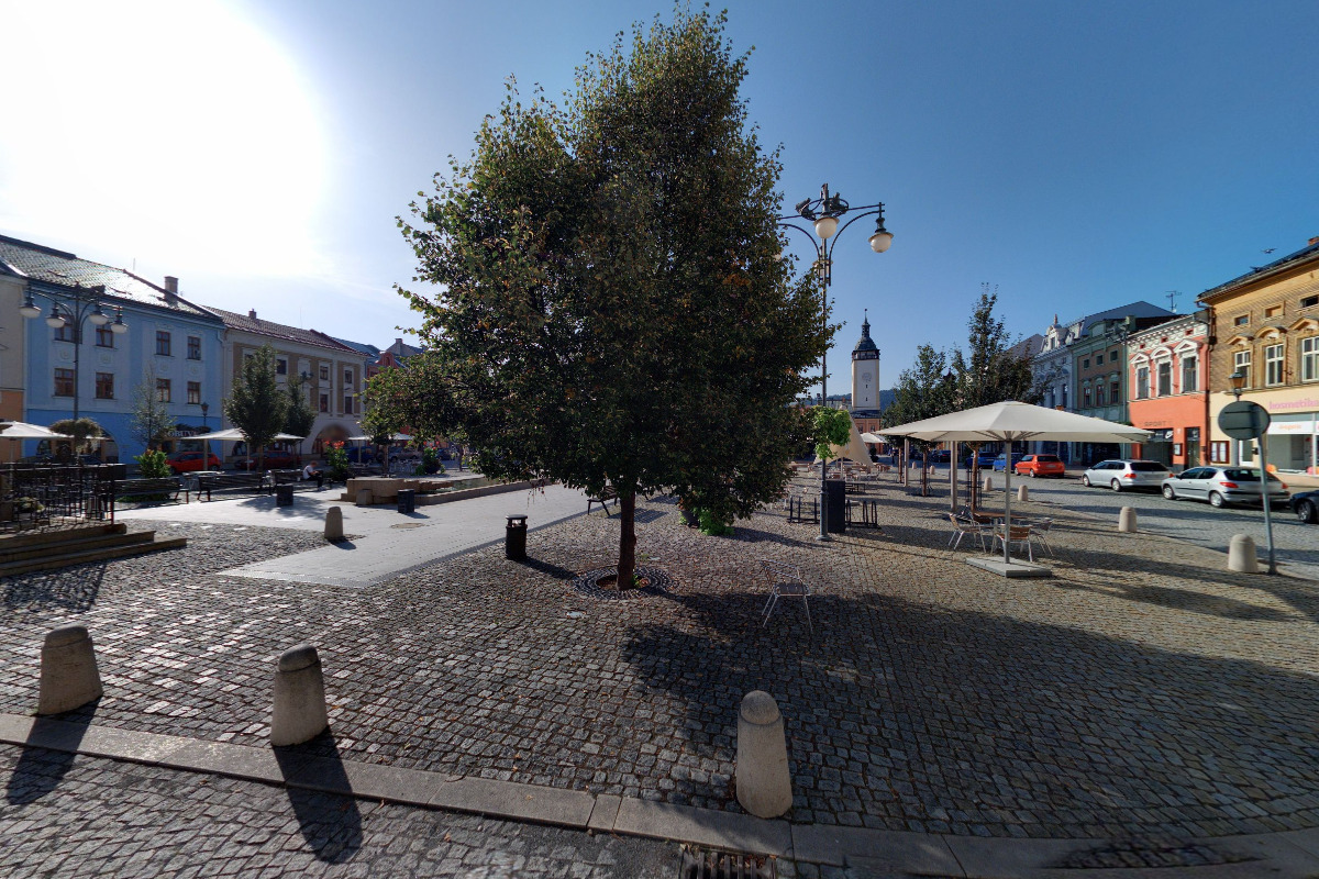 Nabíjecí stancice pro elektrokola Masarykovo náměstí