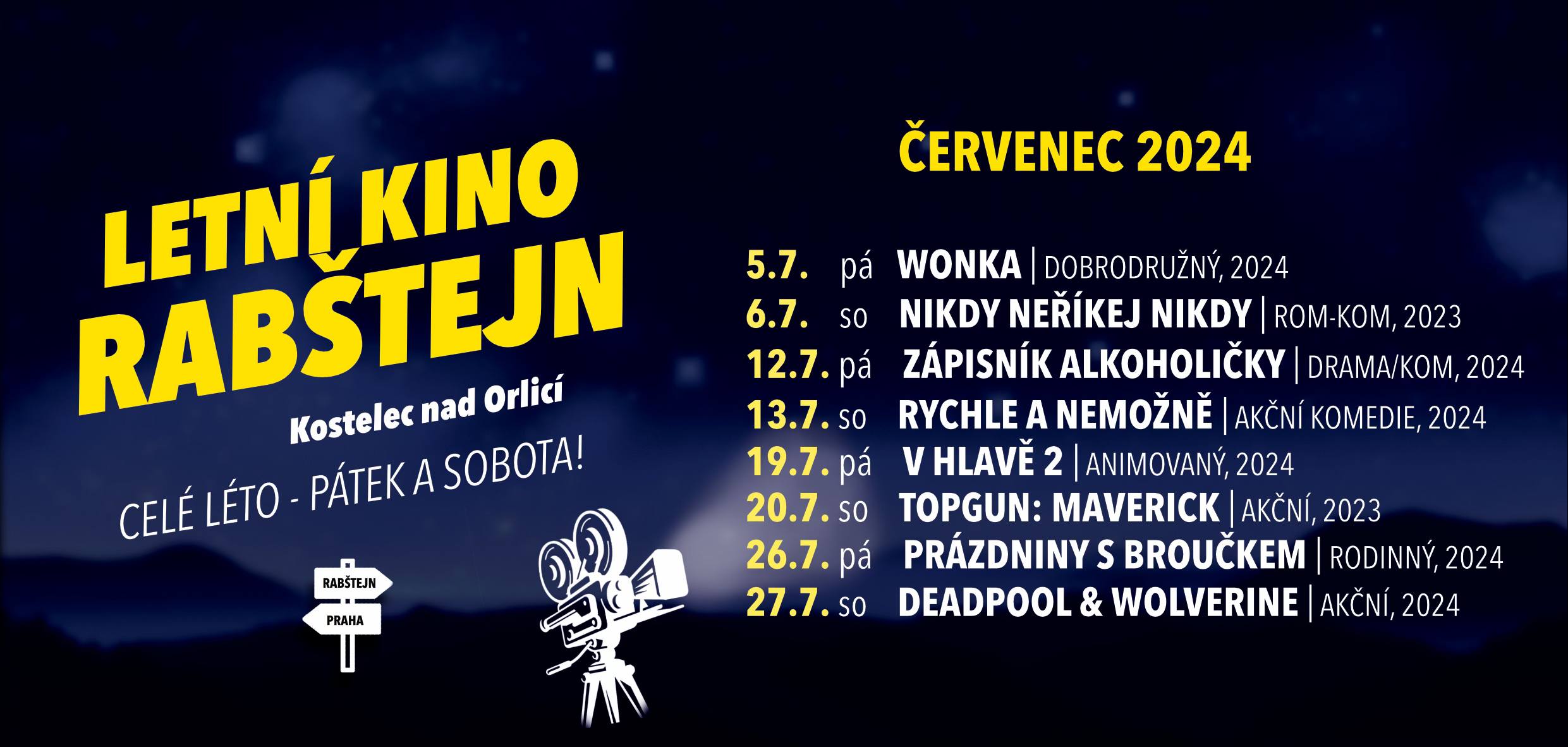 Letní kino Rabštejn foto 2