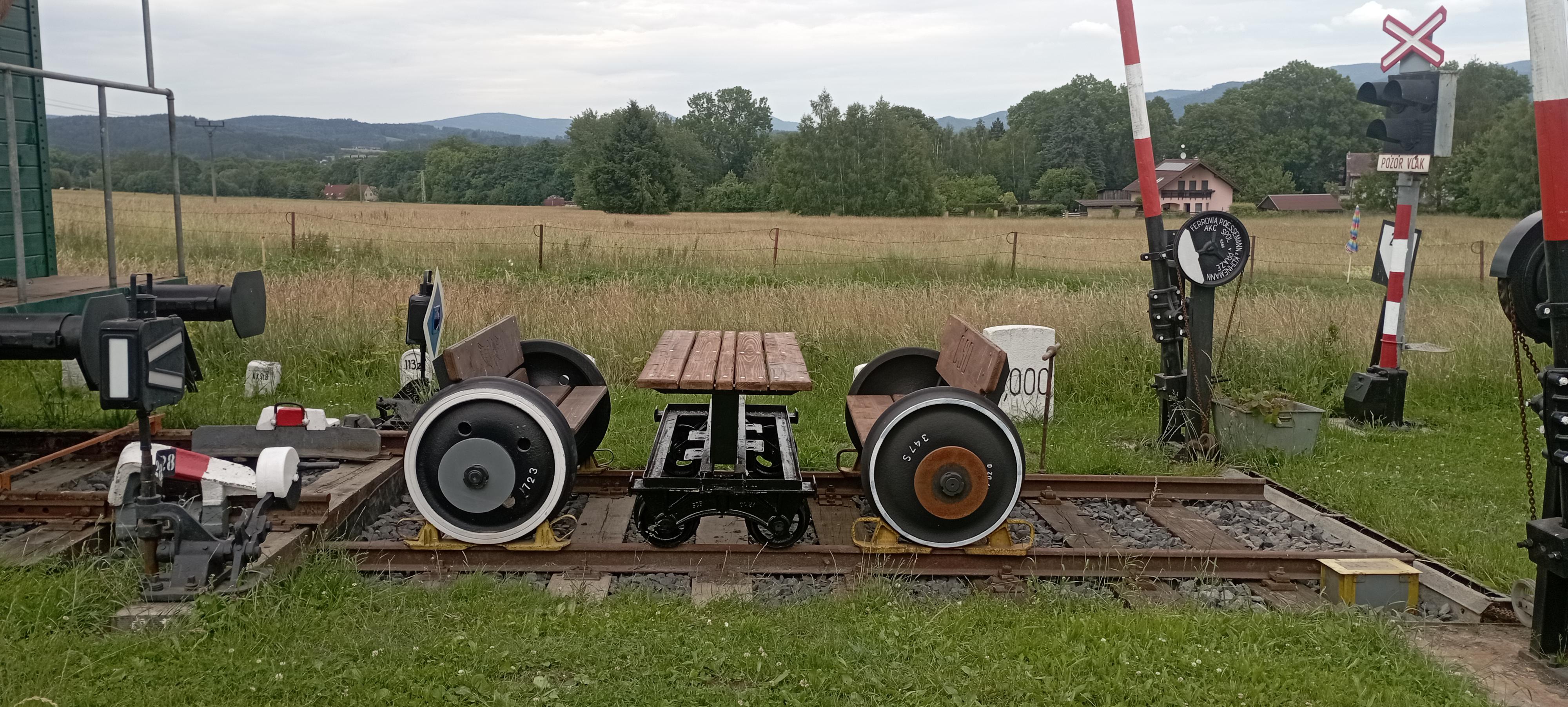 Soukromá železniční a expozice vagon Daa-k