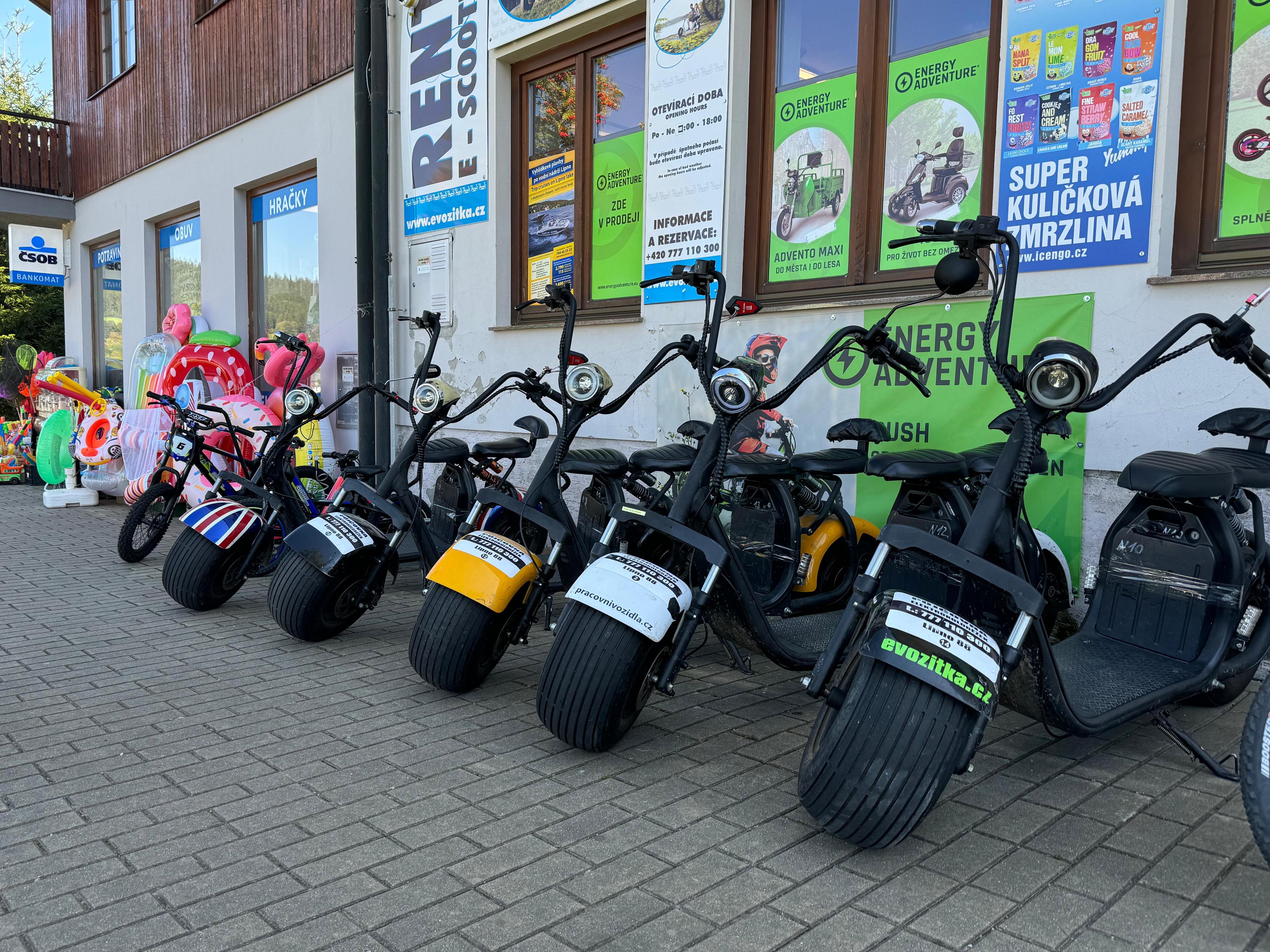 Elektrokoloběžky Lipno