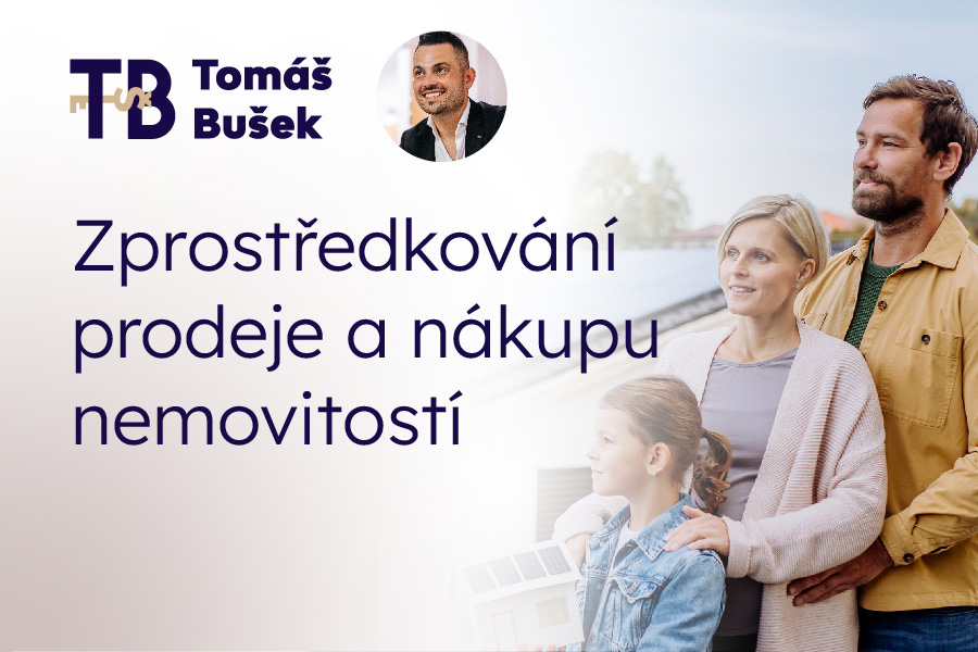Zprostředkování prodeje a nákupu nemovitostí