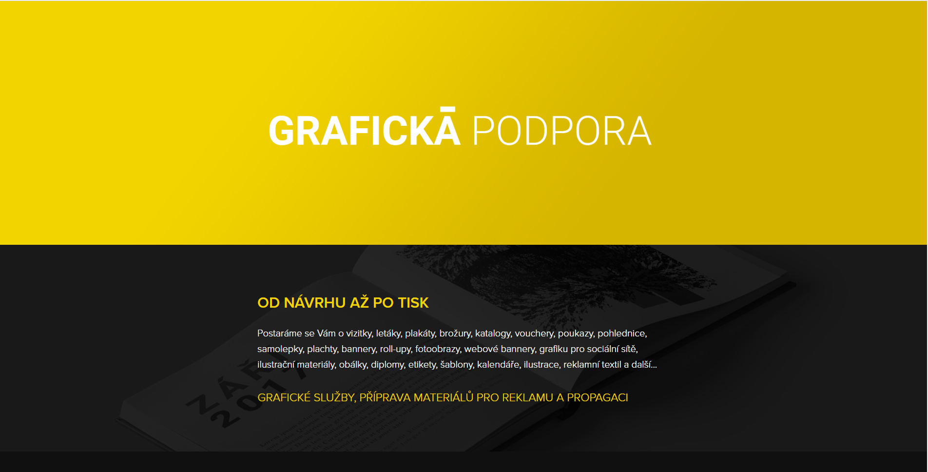 GRAFICKÁ PODPORA | grafickapodpora.cz foto 1