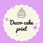 Logo obchodu Decor cake print 