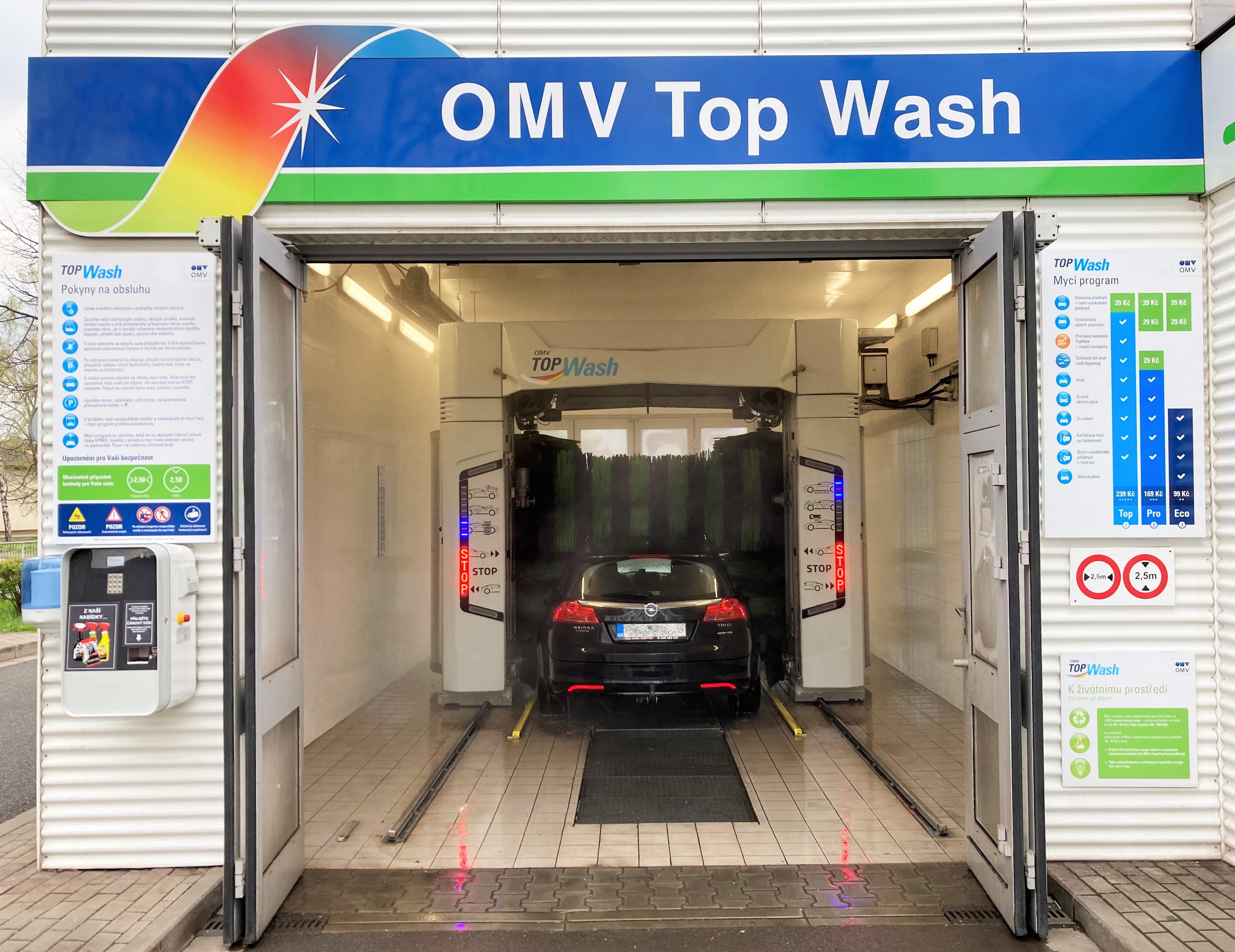 OMV TOP Wash - mycí linka
