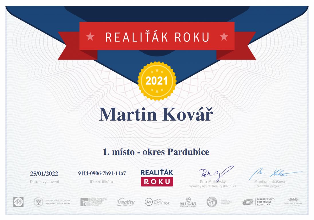 Ing. Martin Kovář certifikovaný realitní makléř RE/MAX G8 Reality foto 5