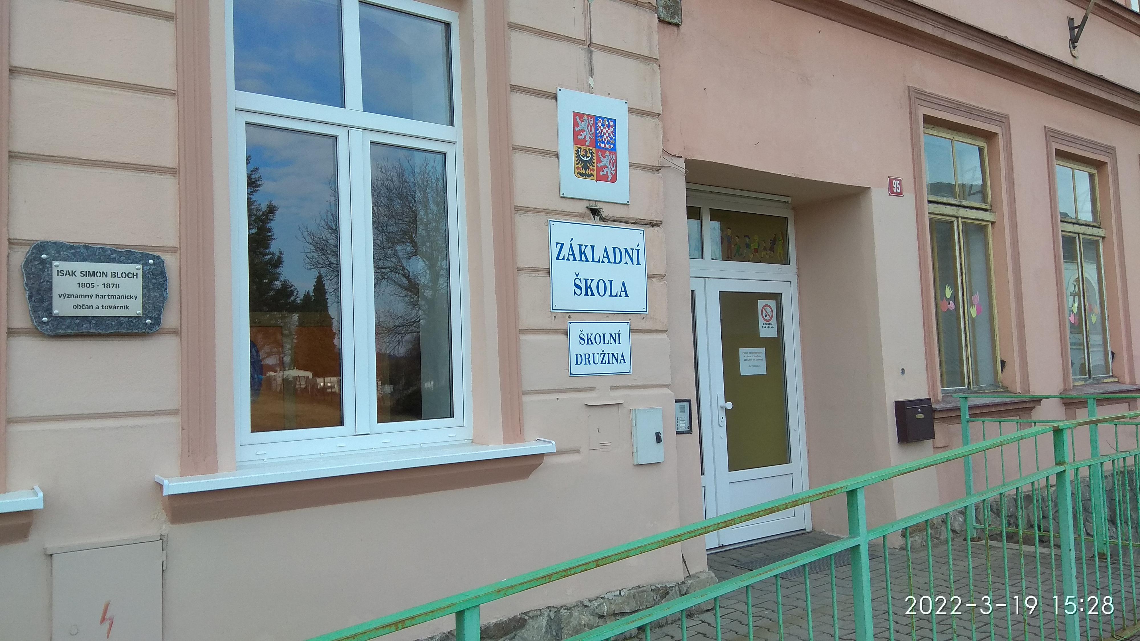 Základní škola Hartmanice, příspěvková organizace