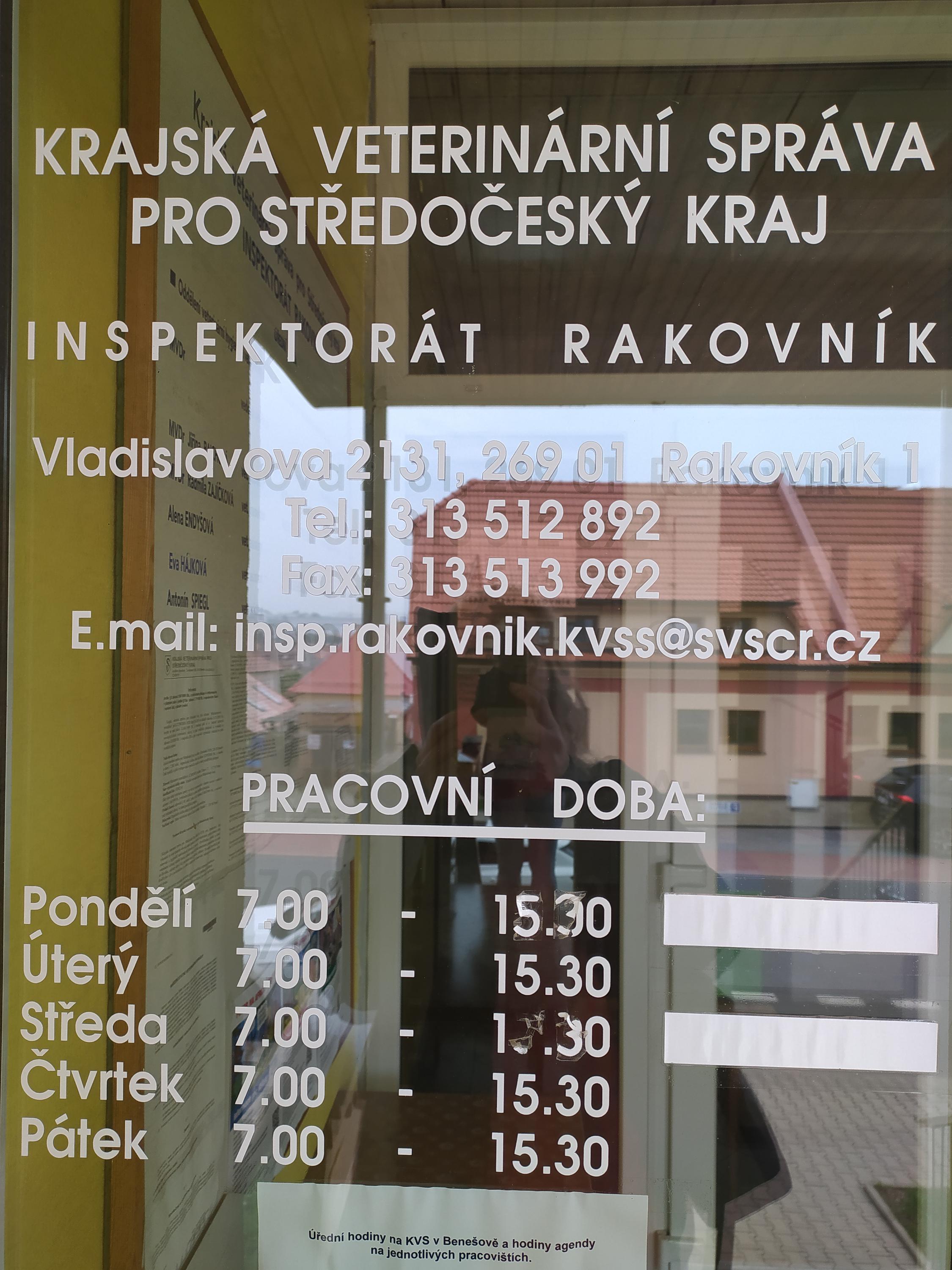 Krajská veterinární správa SVS pro Středočeský kraj, Pracoviště Rakovník foto 2