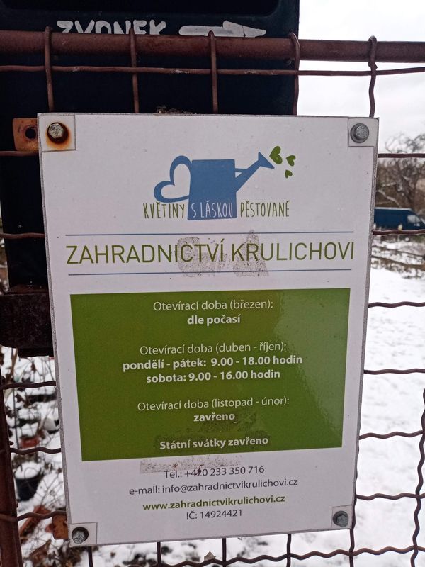 Zasilkove Zahradnictvi Krulichovi () Zasilkove Zahradnictvi Krulichovi