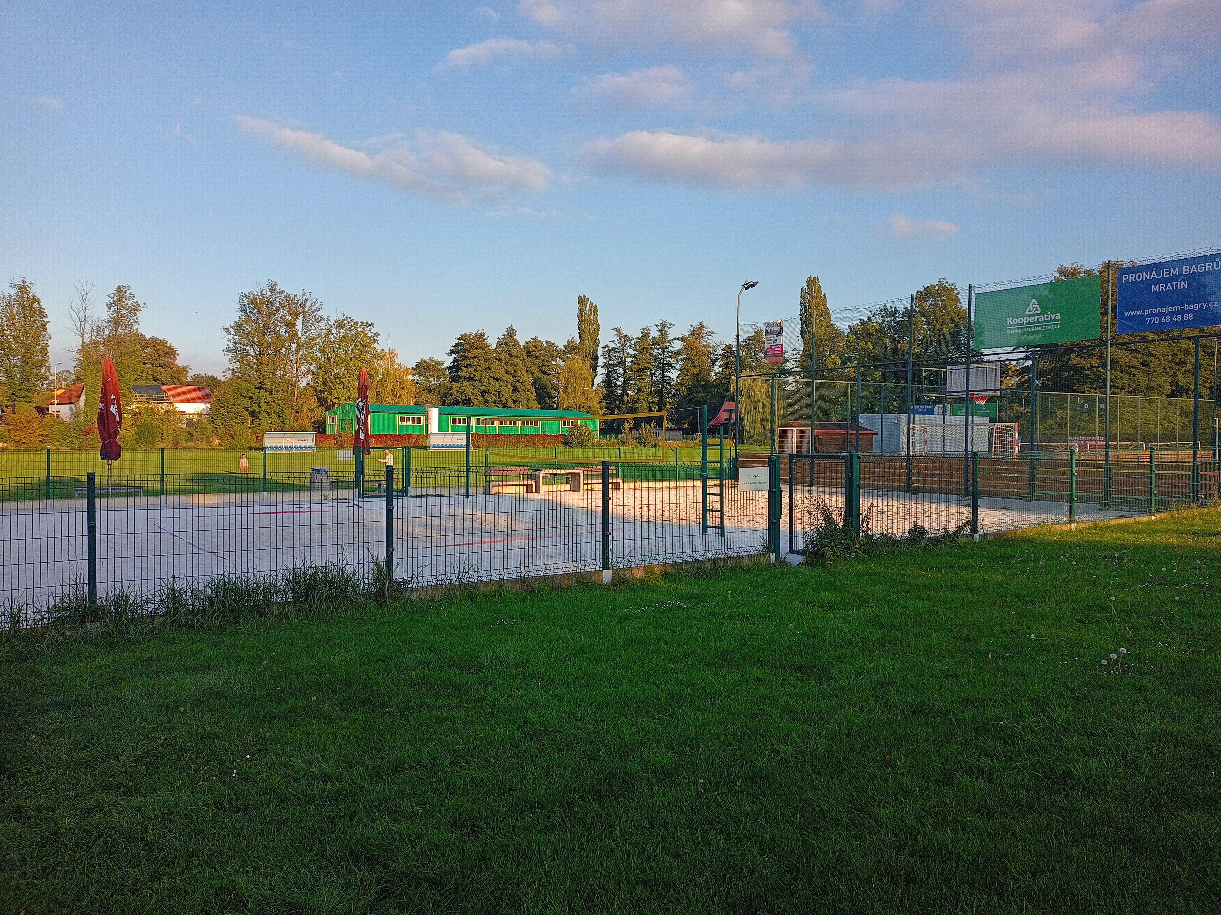 Hřiště na plážový volejbal Mratín