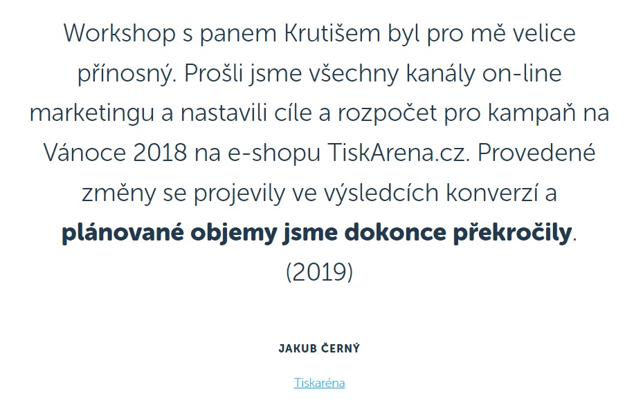 Michal Krutiš - marketingová strategie foto 5