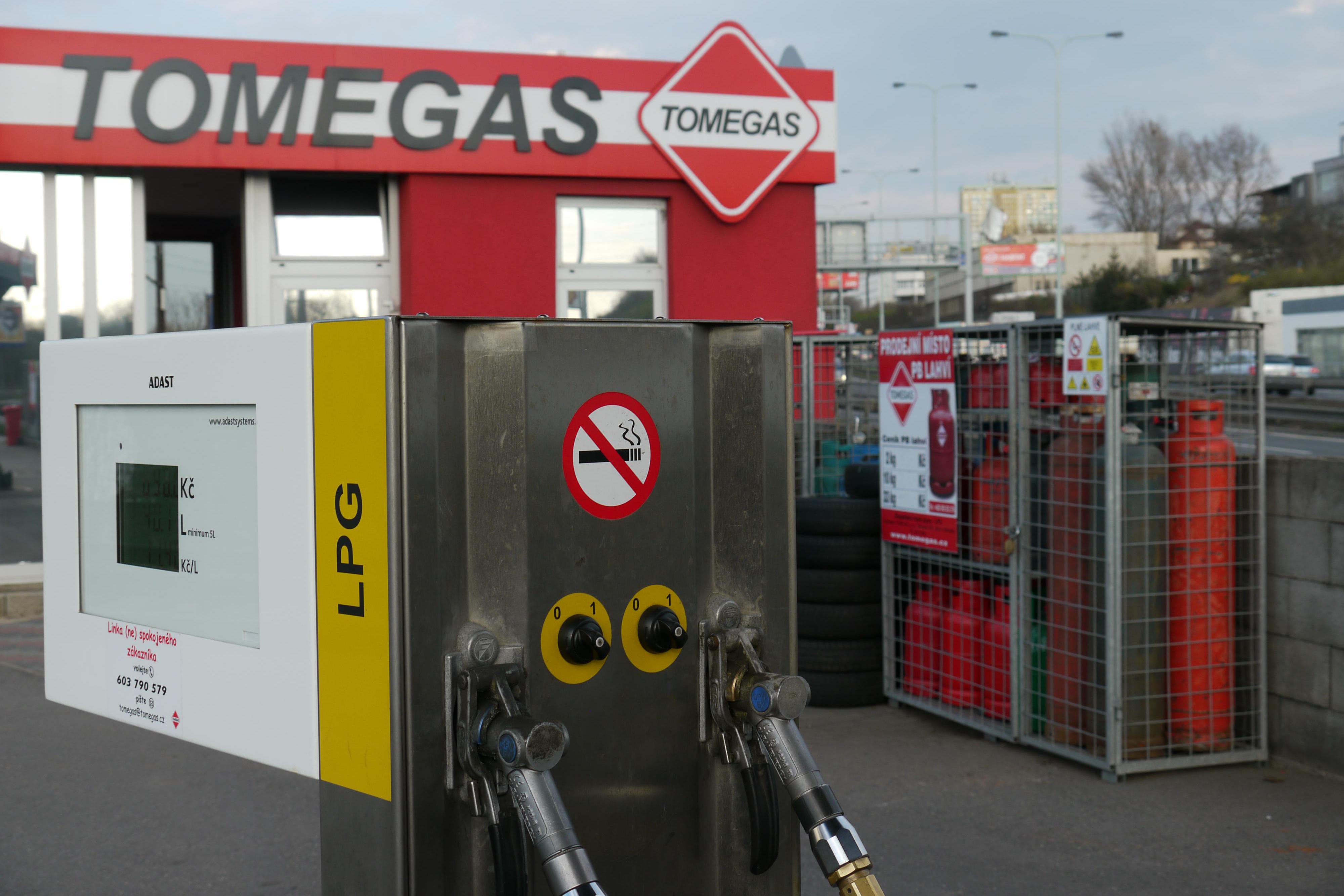 Čerpací stanice TOMEGAS