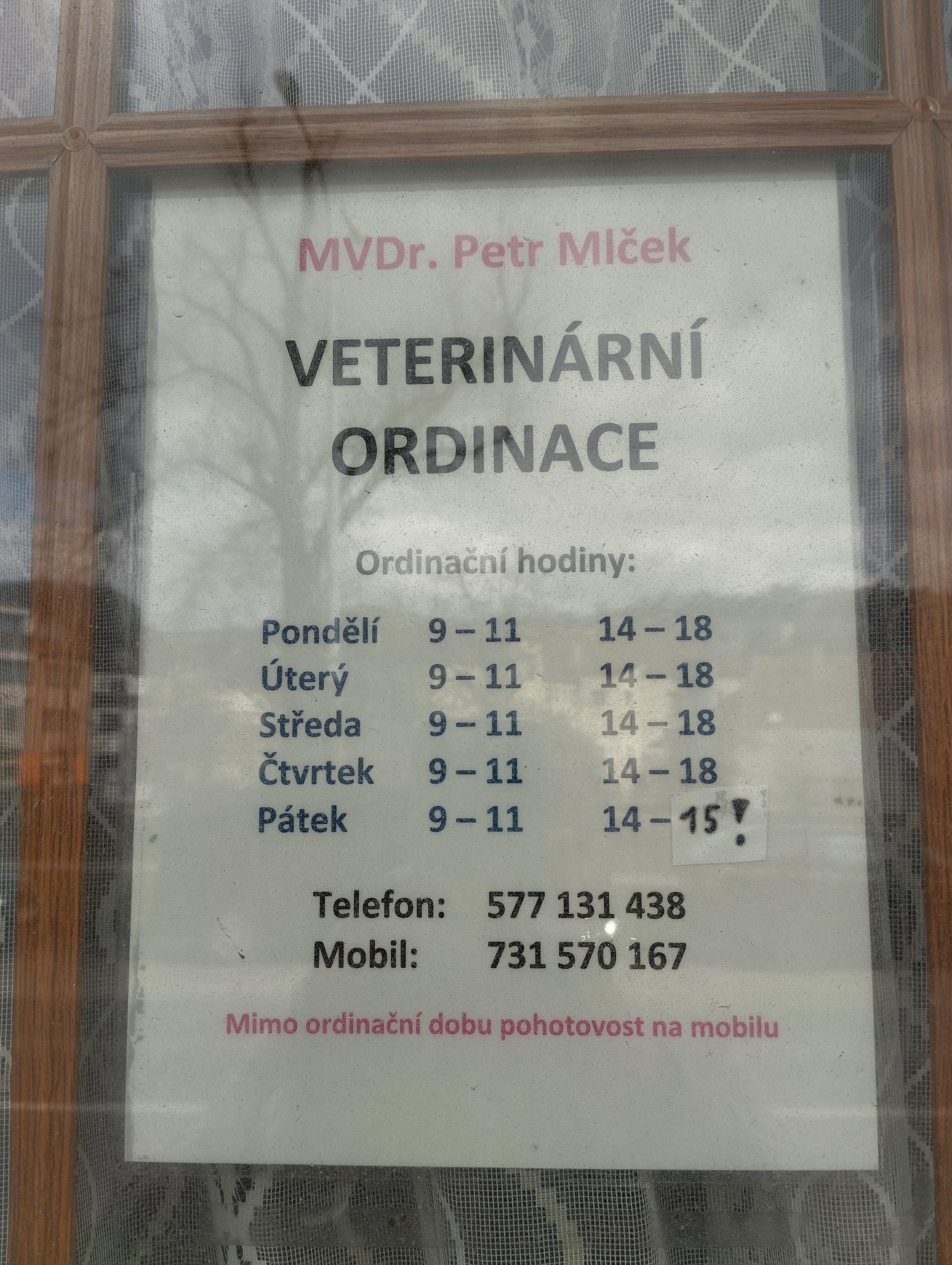 MVDr. Petr Mlček - veterinární ordinace foto 3