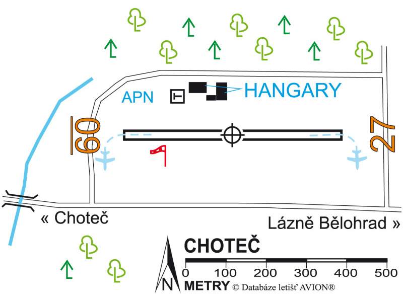 Letiště Choteč