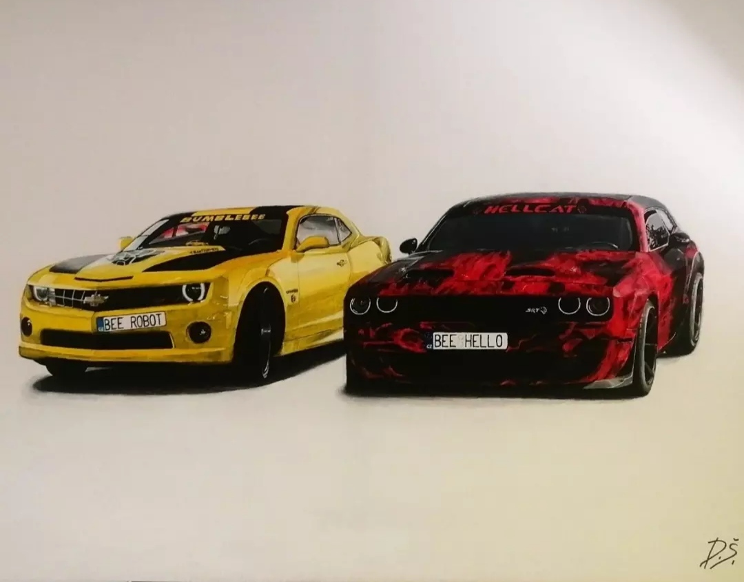 Ručně malované obrazy Štrouf foto 4