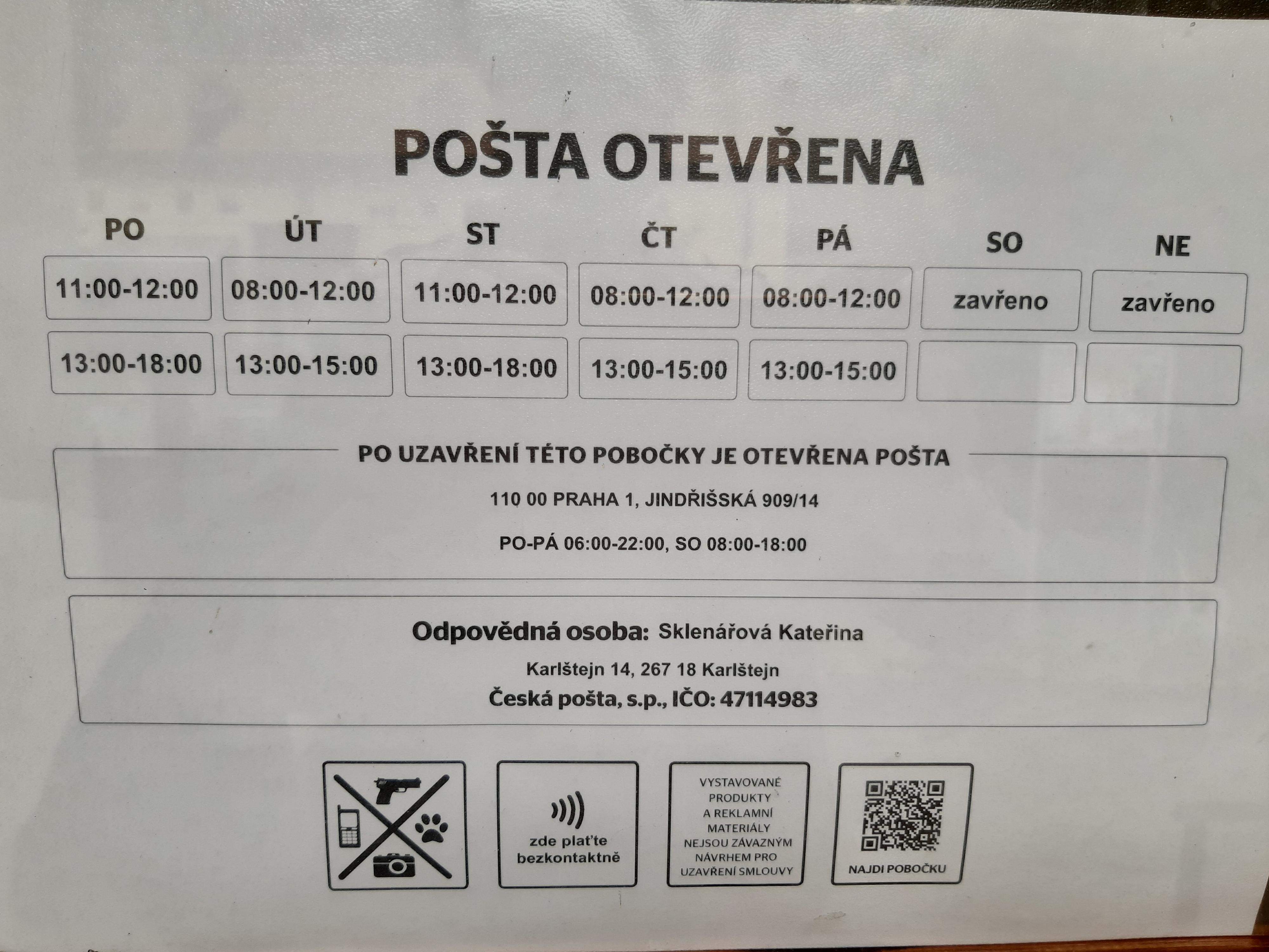 Pošta Karlštejn foto 4