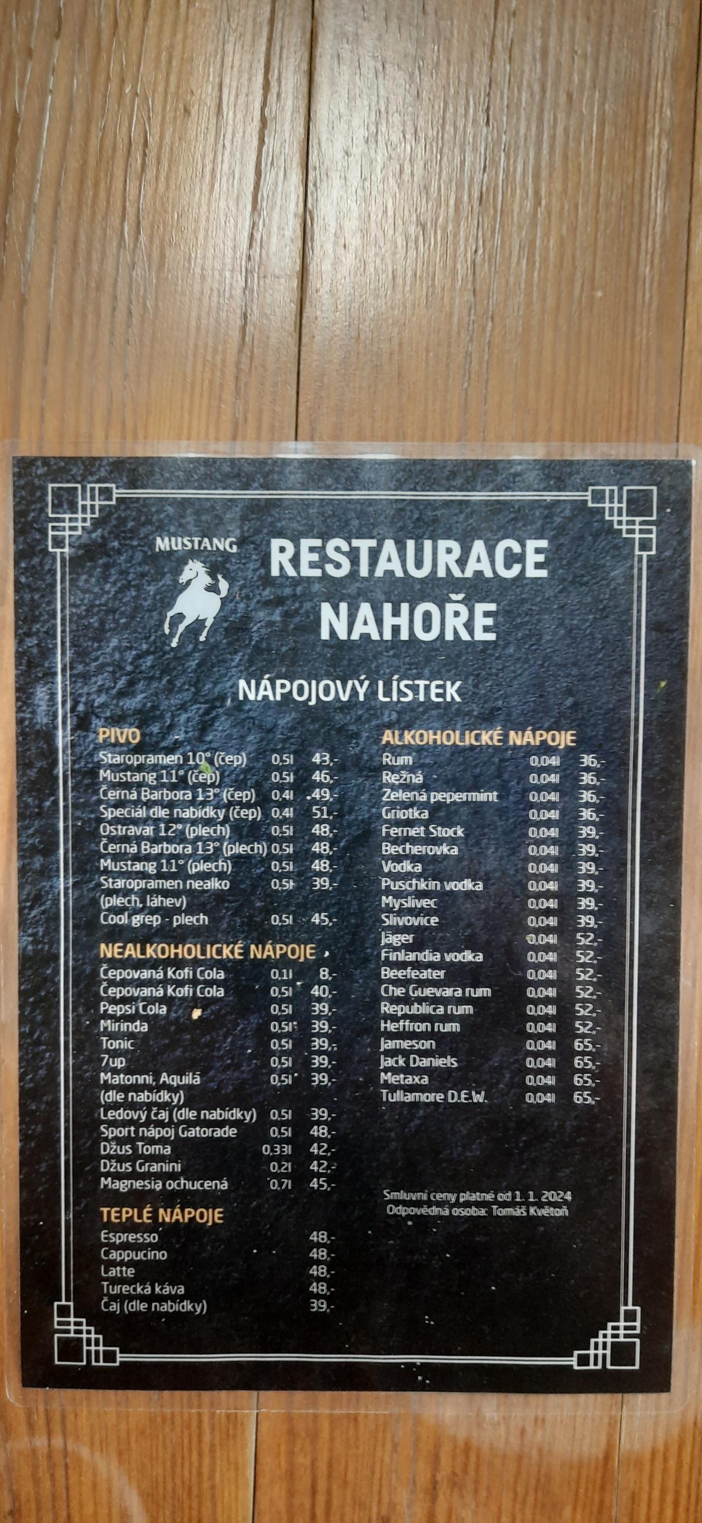 Restaurace Nahoře foto 2