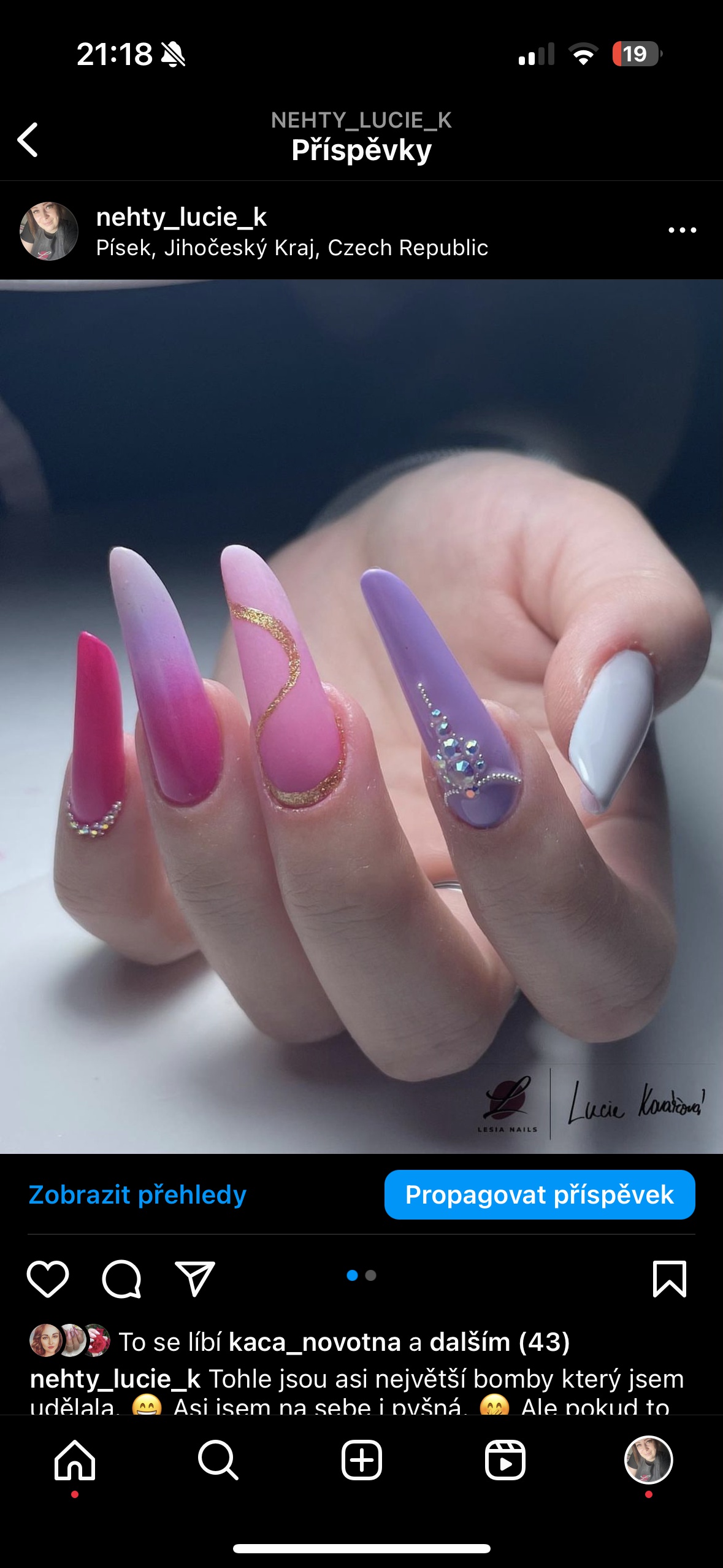 LucieSmith Nehtový design foto 2