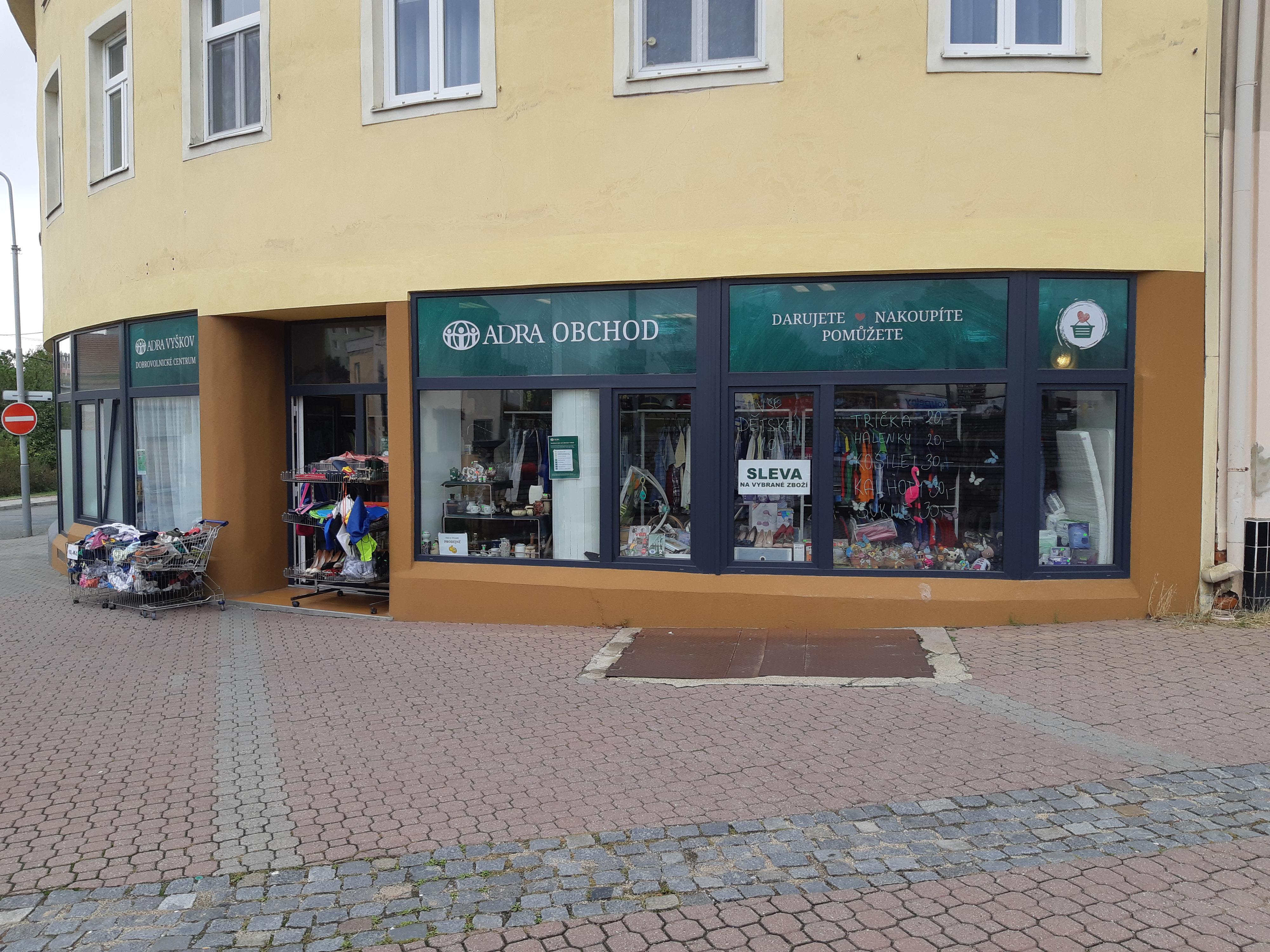 ADRA obchod Vyškov