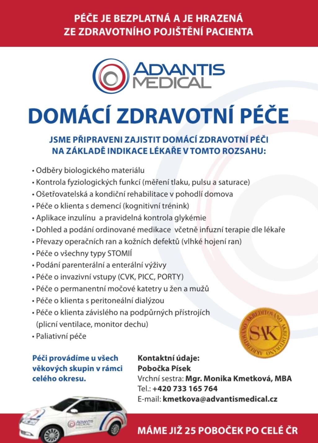 Advantis Medical, s.r.o. - Domácí zdravotní péče foto 2