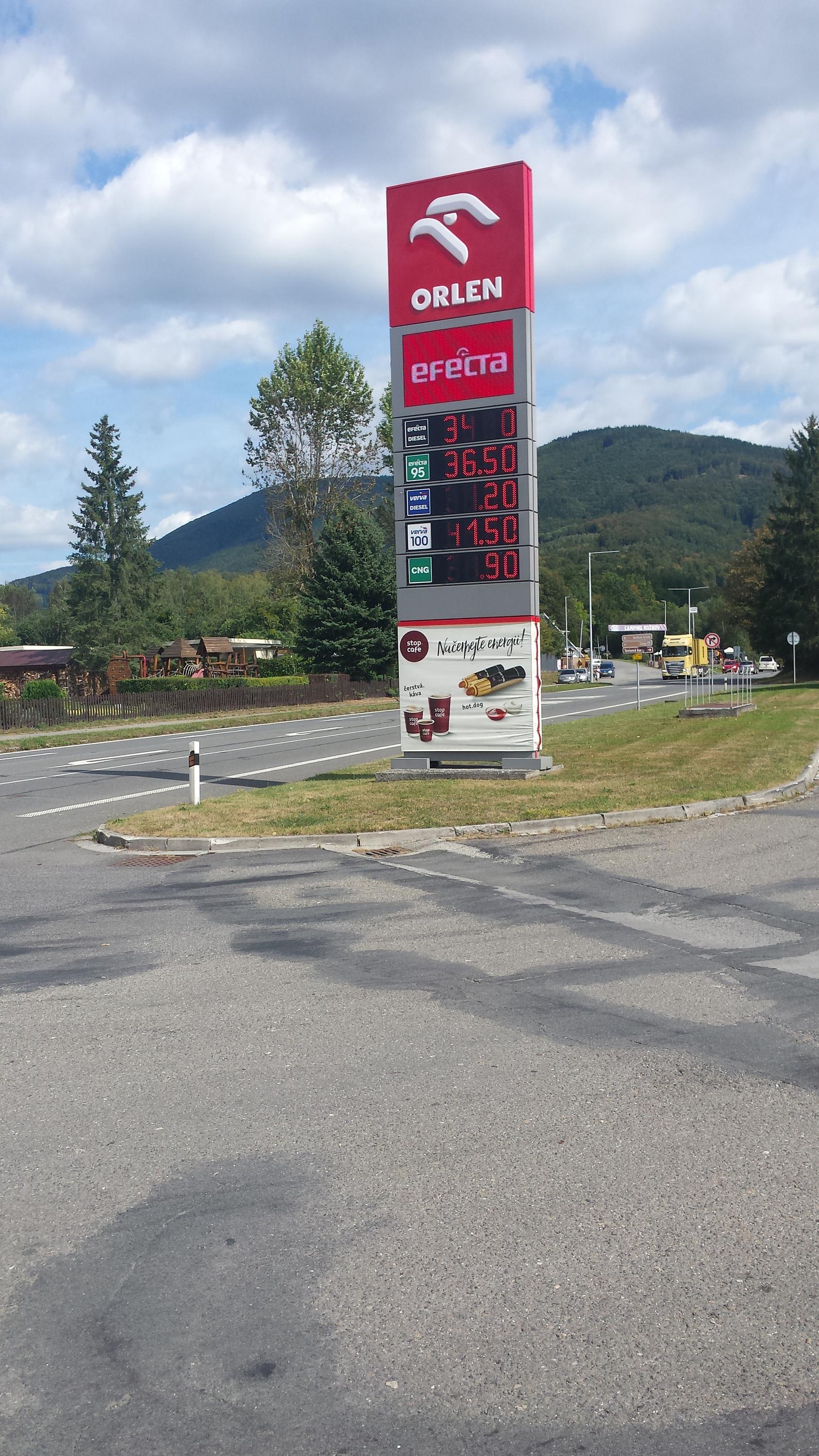 Nabíjecí stanice ČS ORLEN Rožnov pod Radhoštěm foto 5