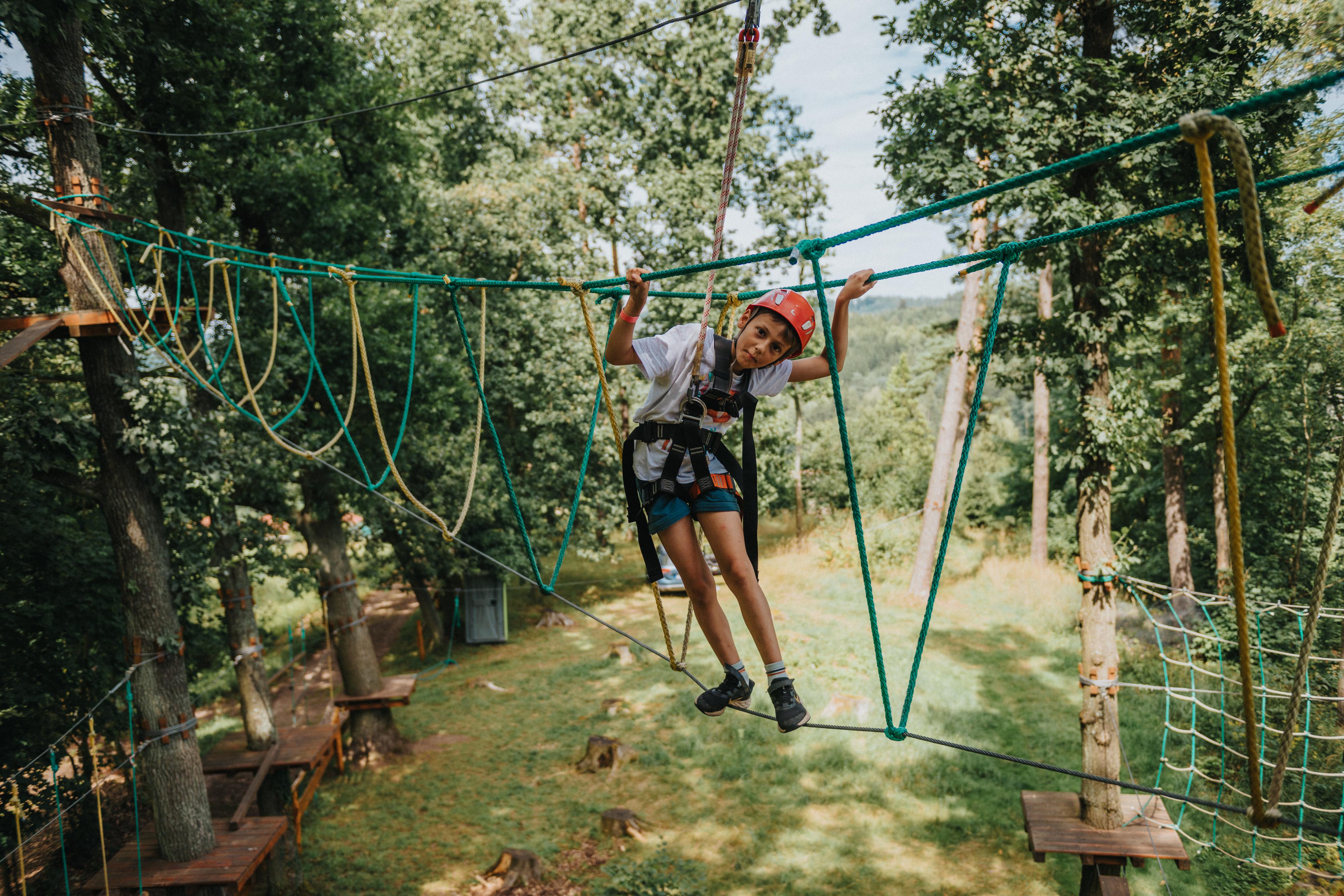 Hopstráda lanový park Náchod foto 4