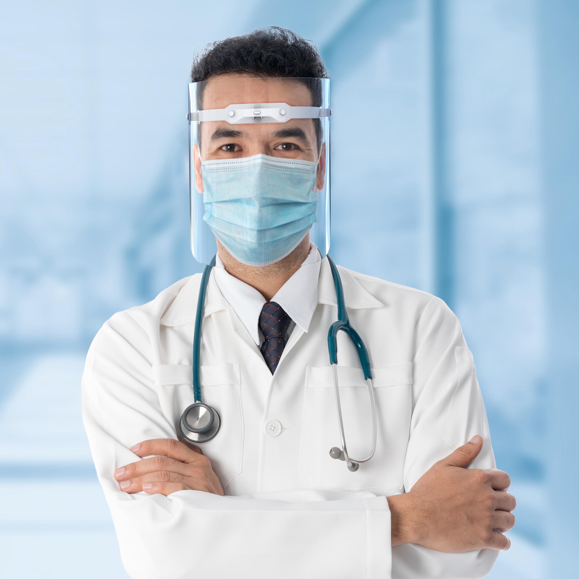 Obličejový štít foto 2