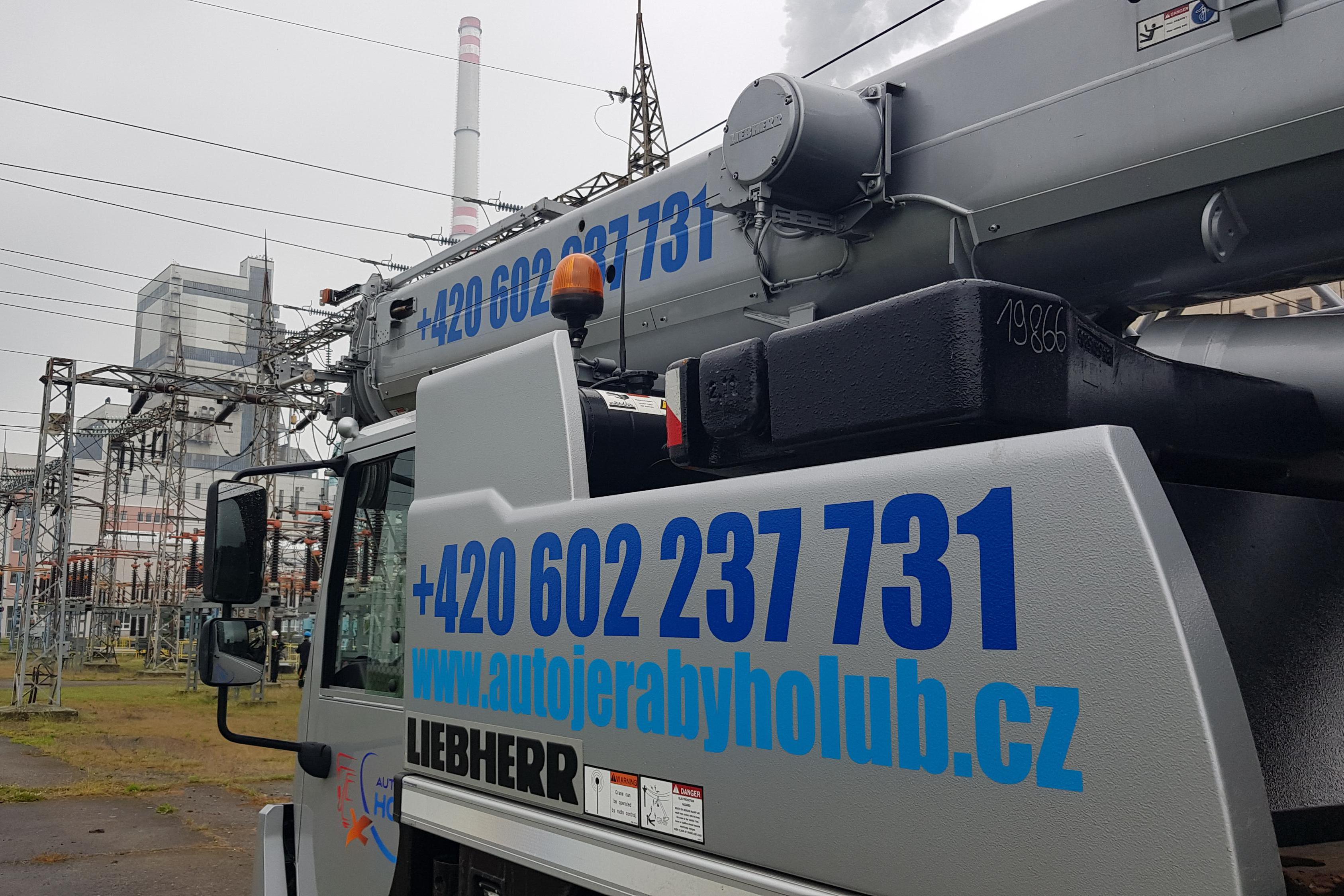 Jeřábnické práce autojeřábem