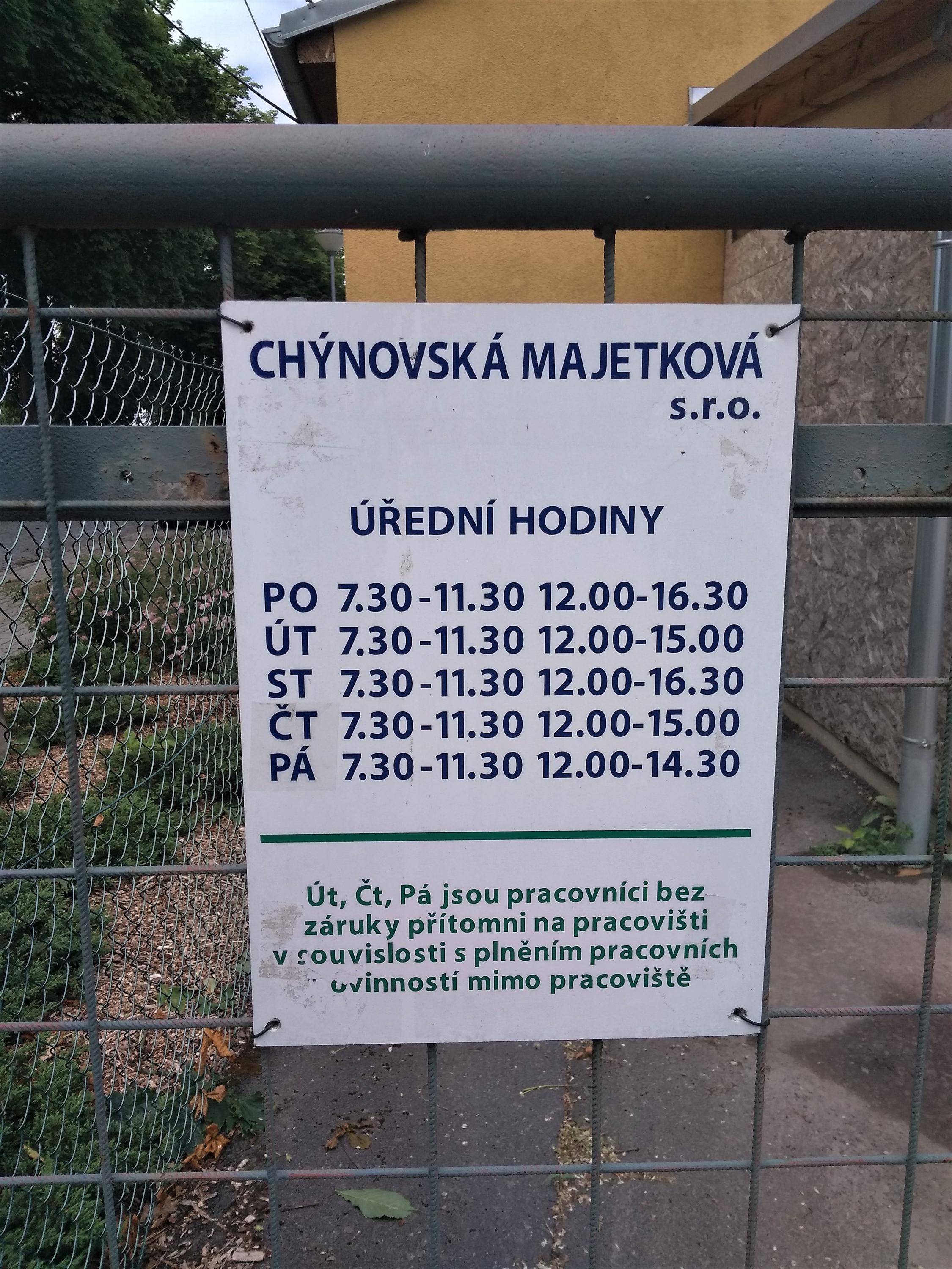 Chýnovská majetková, s.r.o. foto 2