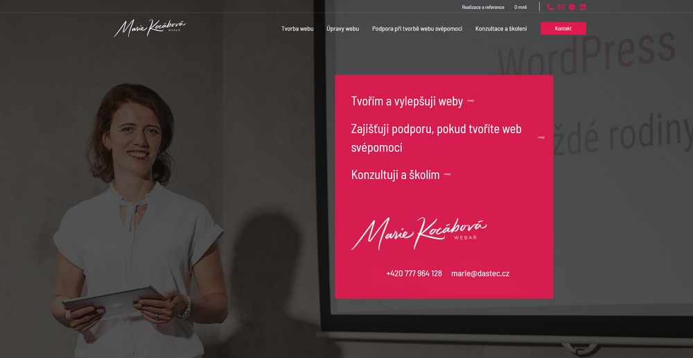 Marie Kocábová - webařka foto 2