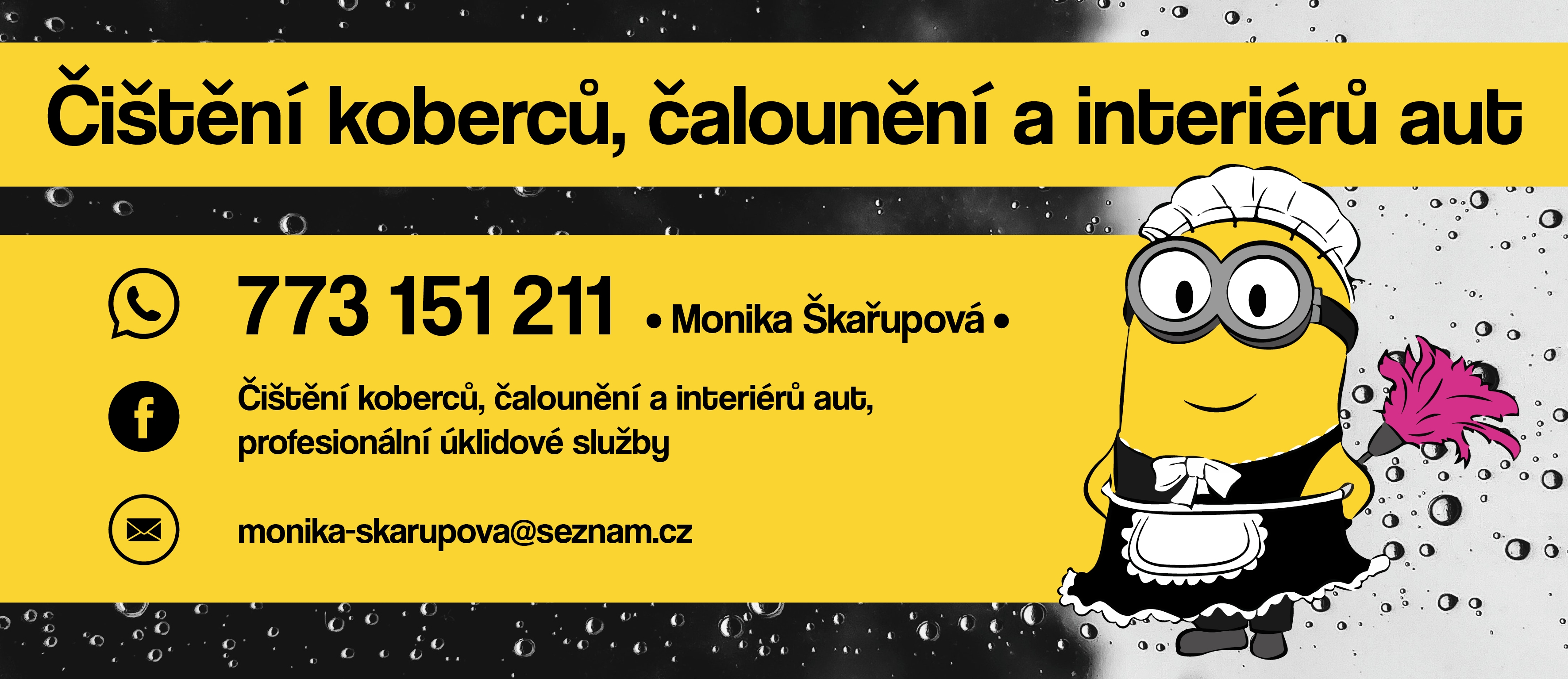 Čištění koberců a čalounění, profesionální úklid - Monika Škařupová foto 2