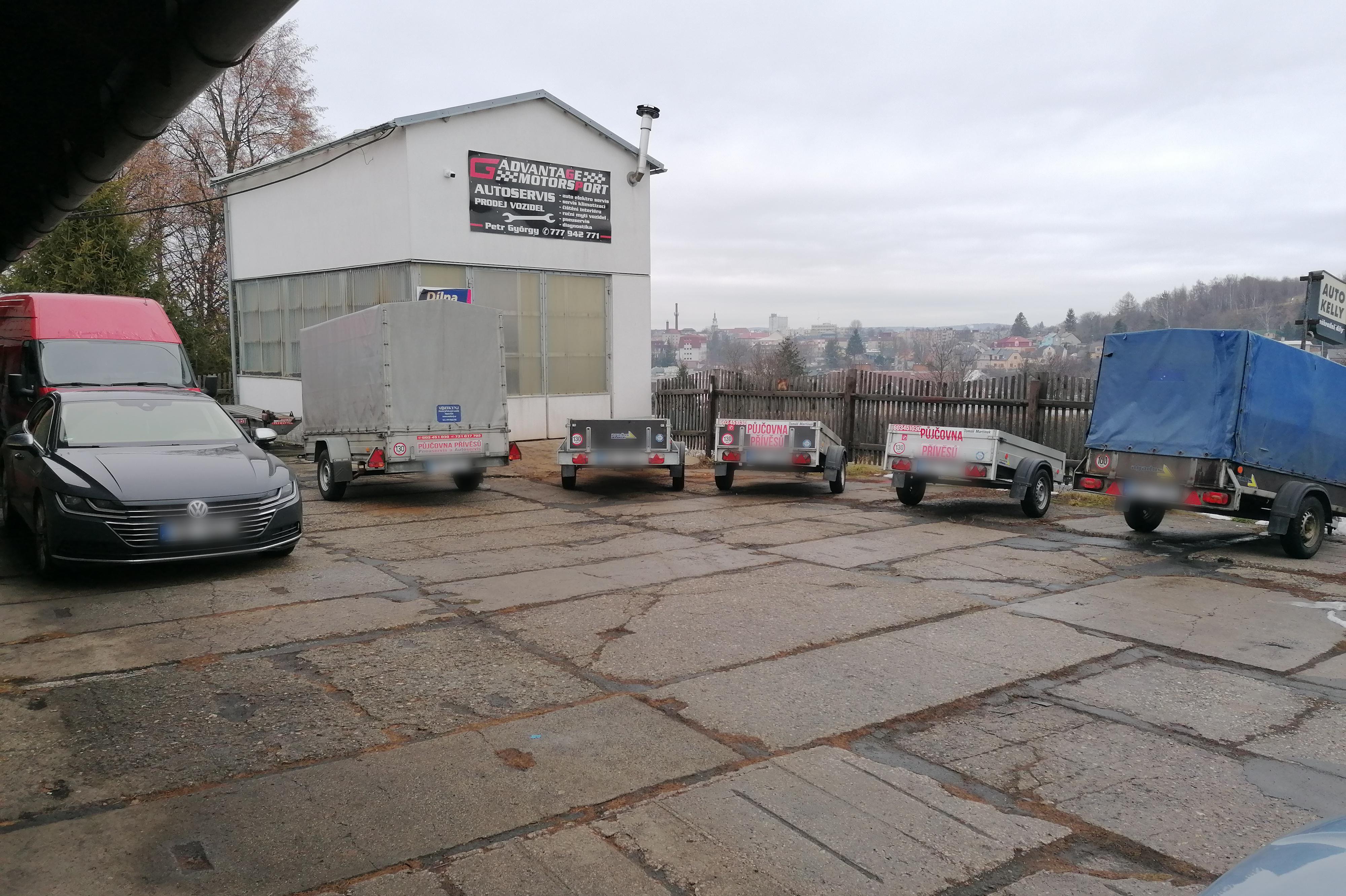 Půjčovna přívěsných vozíků Advantage motorsport s.r.o.