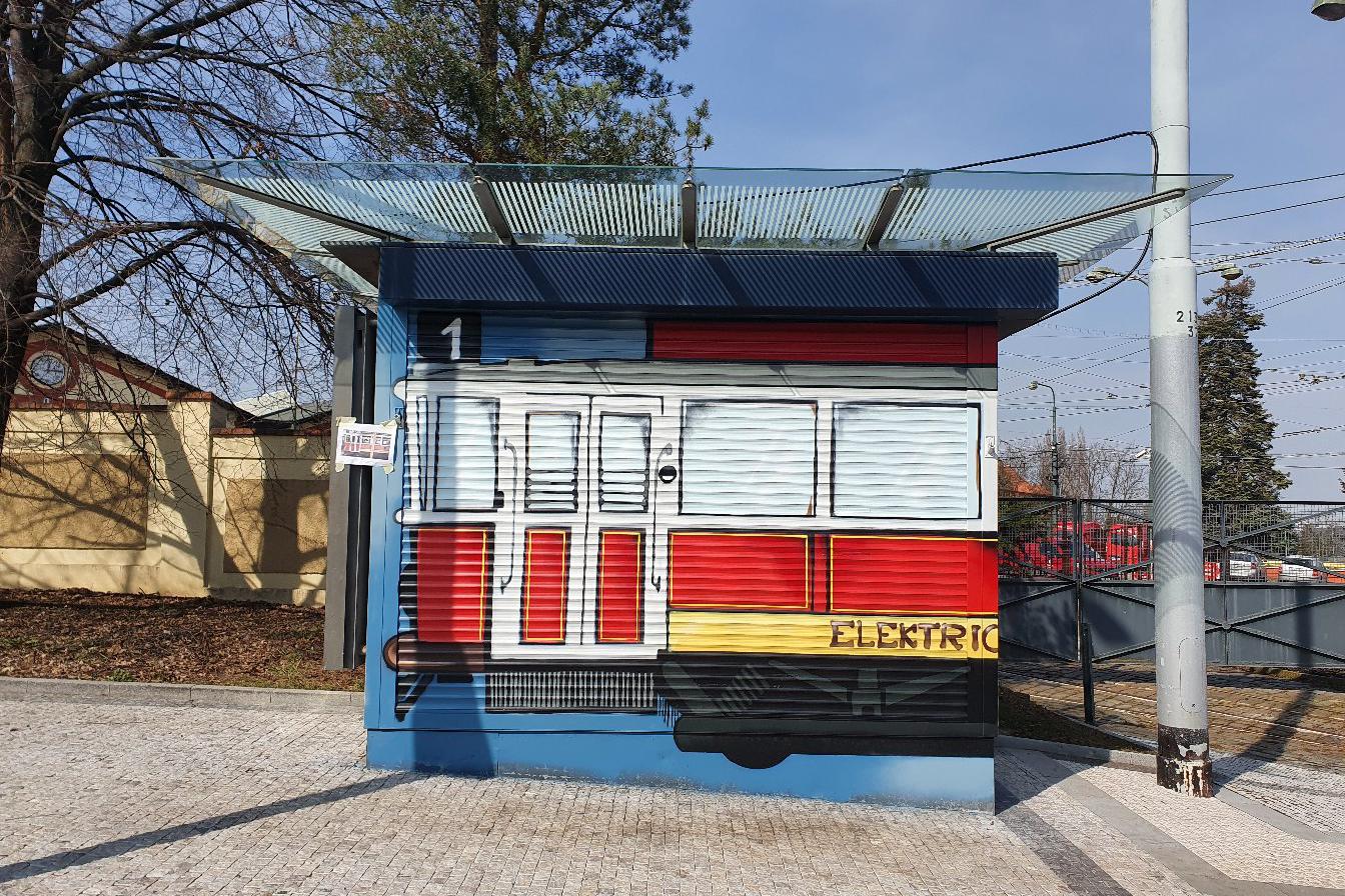 Prodejní stánek Muzea MHD