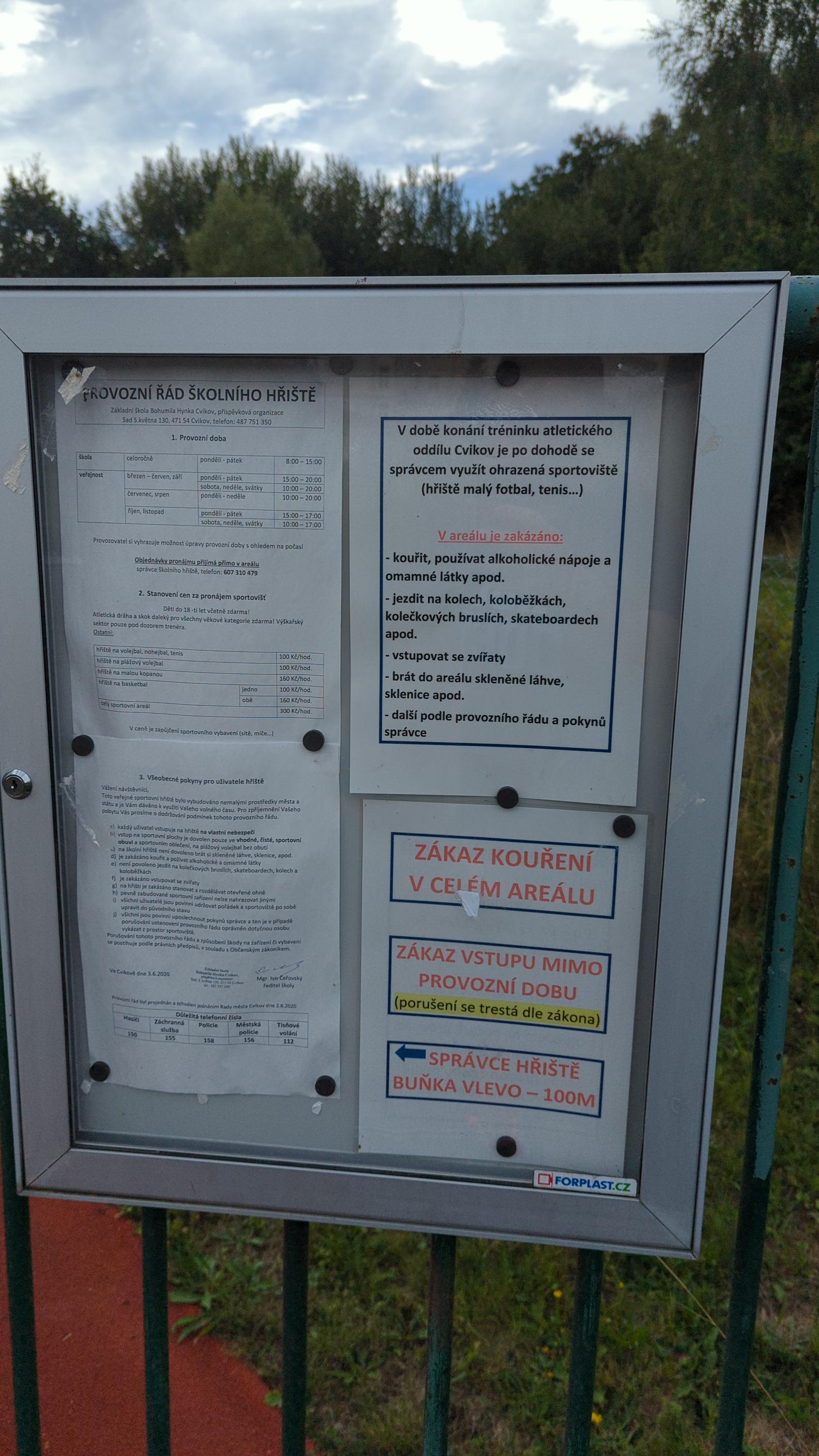 Hřiště ZŠ a MŠ Bohumila Hynka Cvikov foto 2