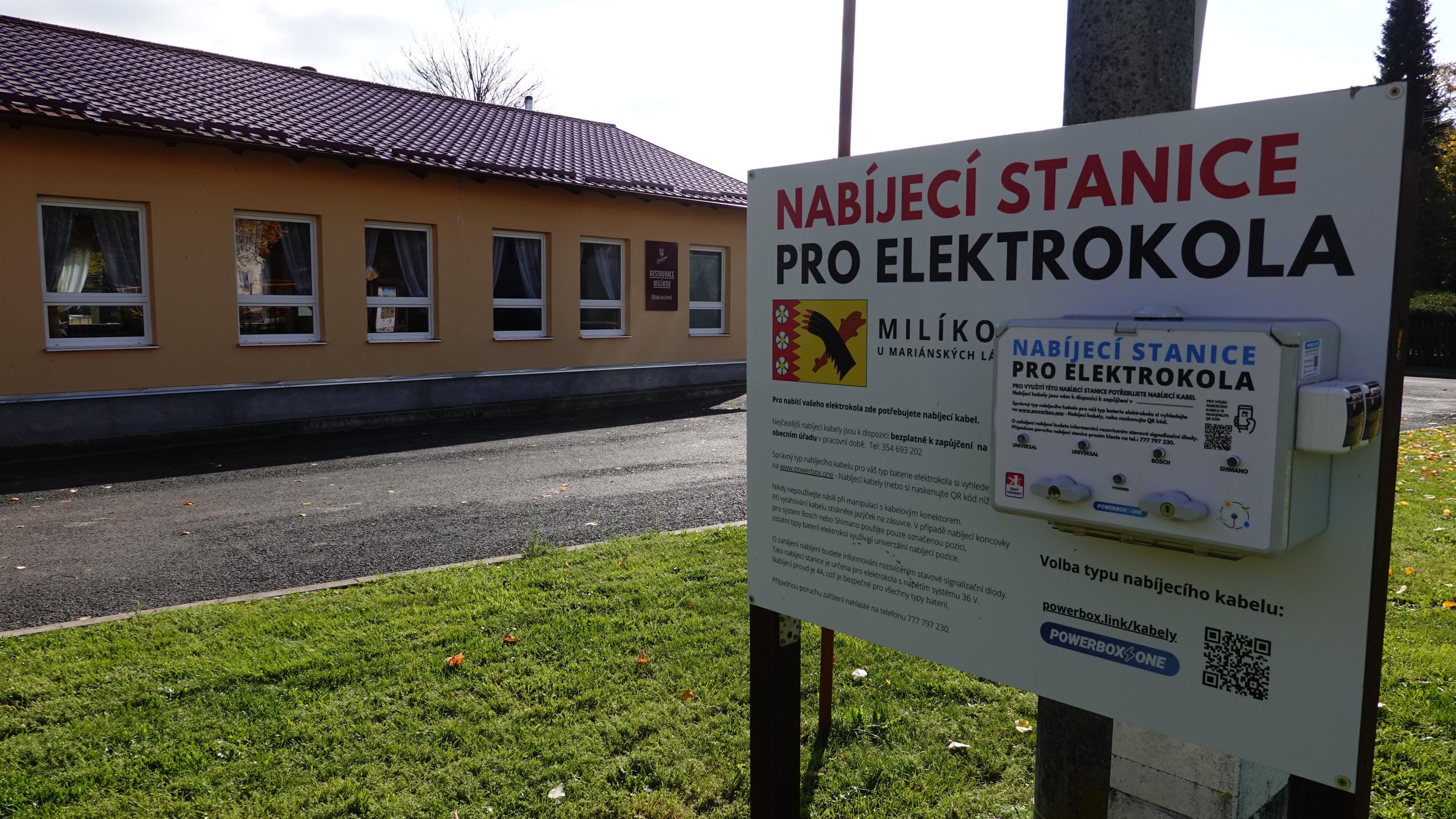 Nabíjecí stanice Obec Milíkov foto 3