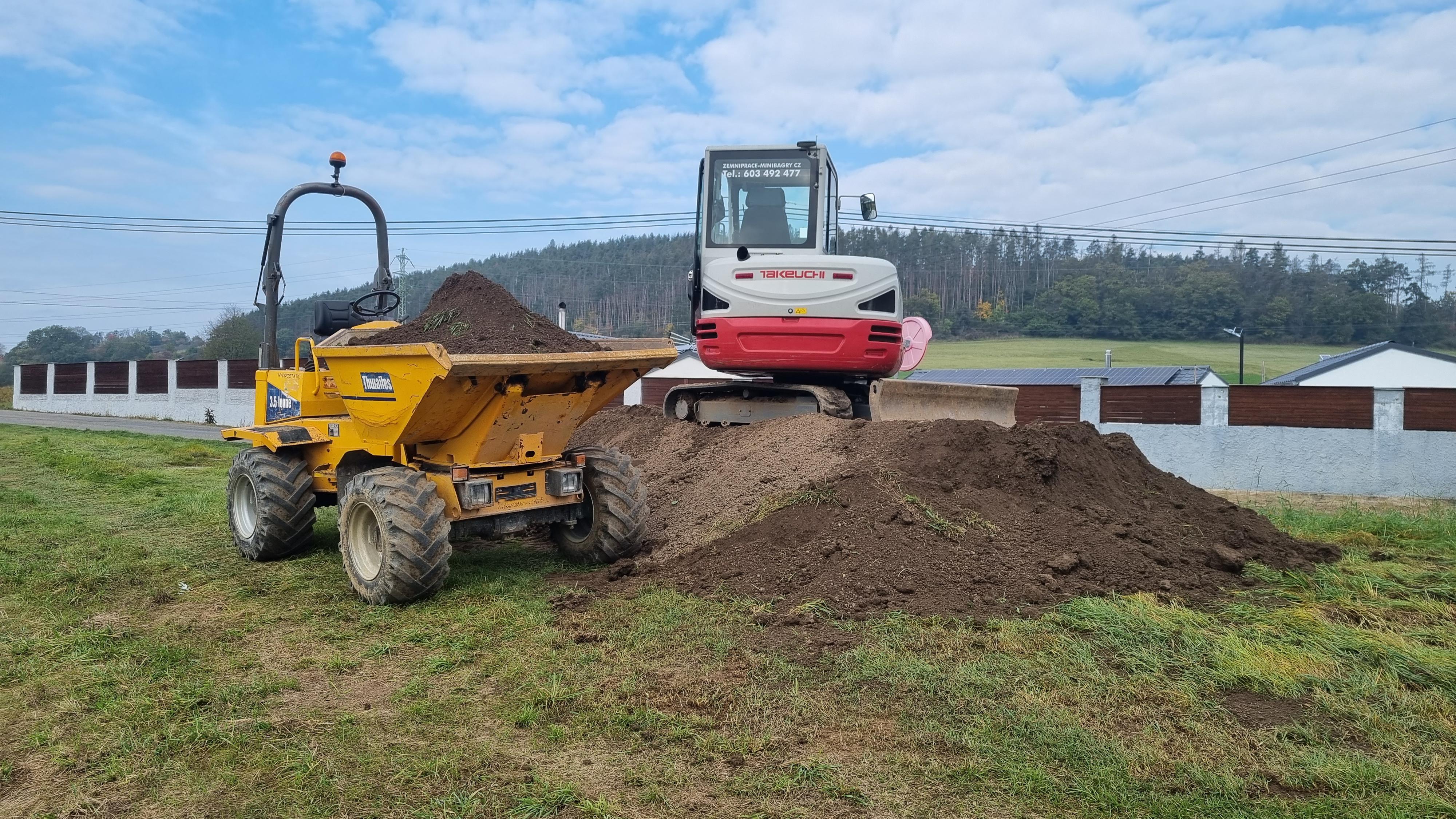 Zemní práce minibagry Urbánek foto 6