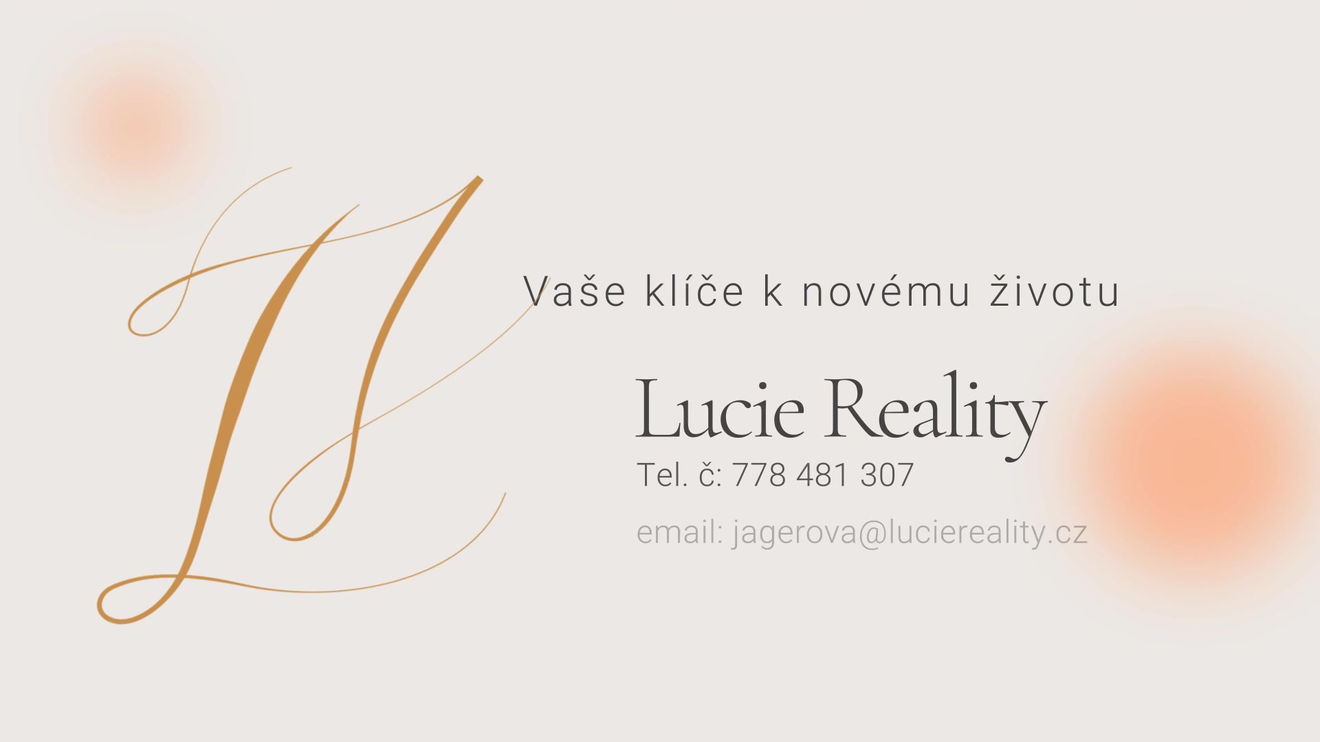 Lucie Jägerová - reality foto 2 (náhled videa)